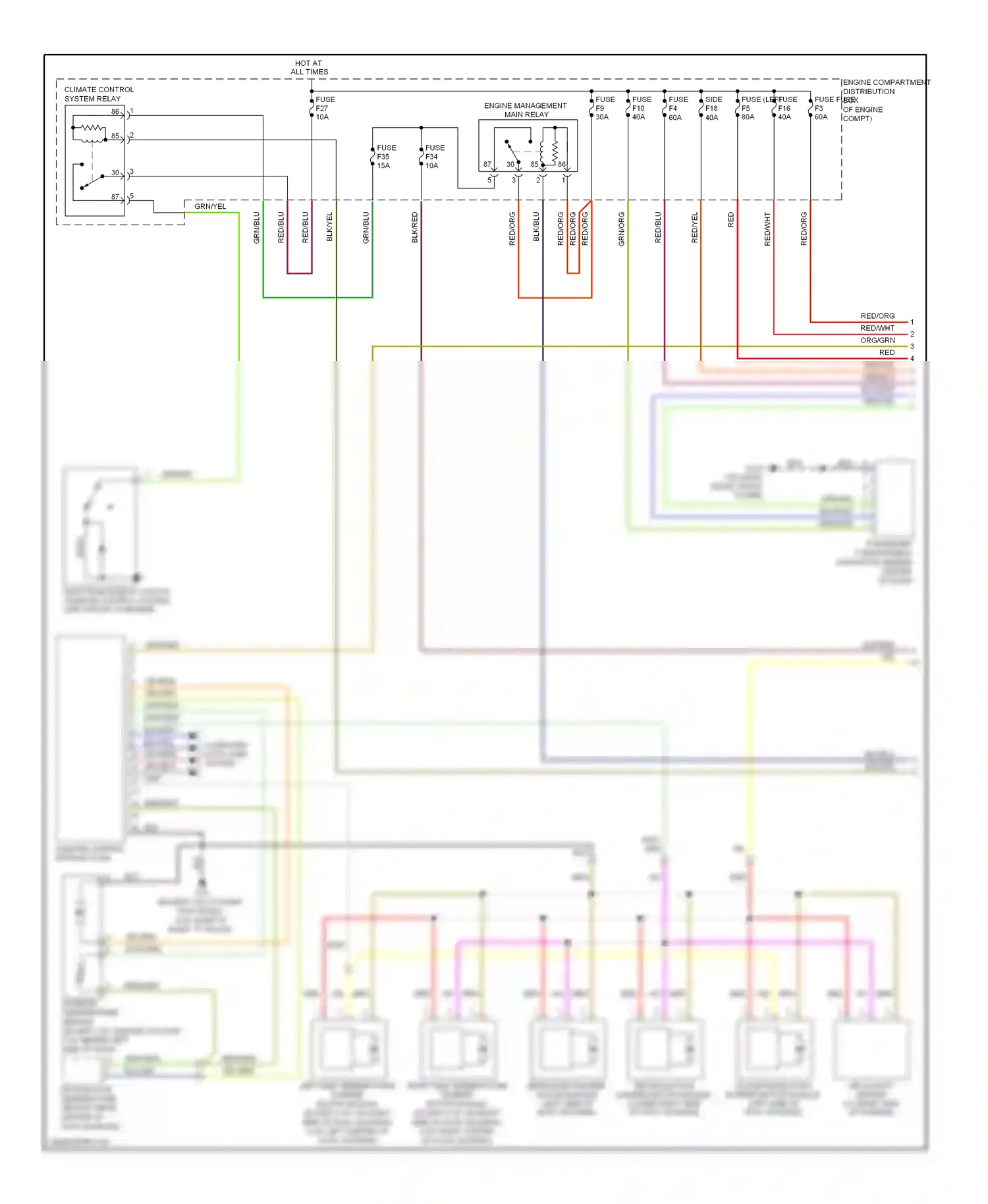 Volvo C30 I (2006-2010) interior temperature sensor wiring diagram  (1 of 1)
