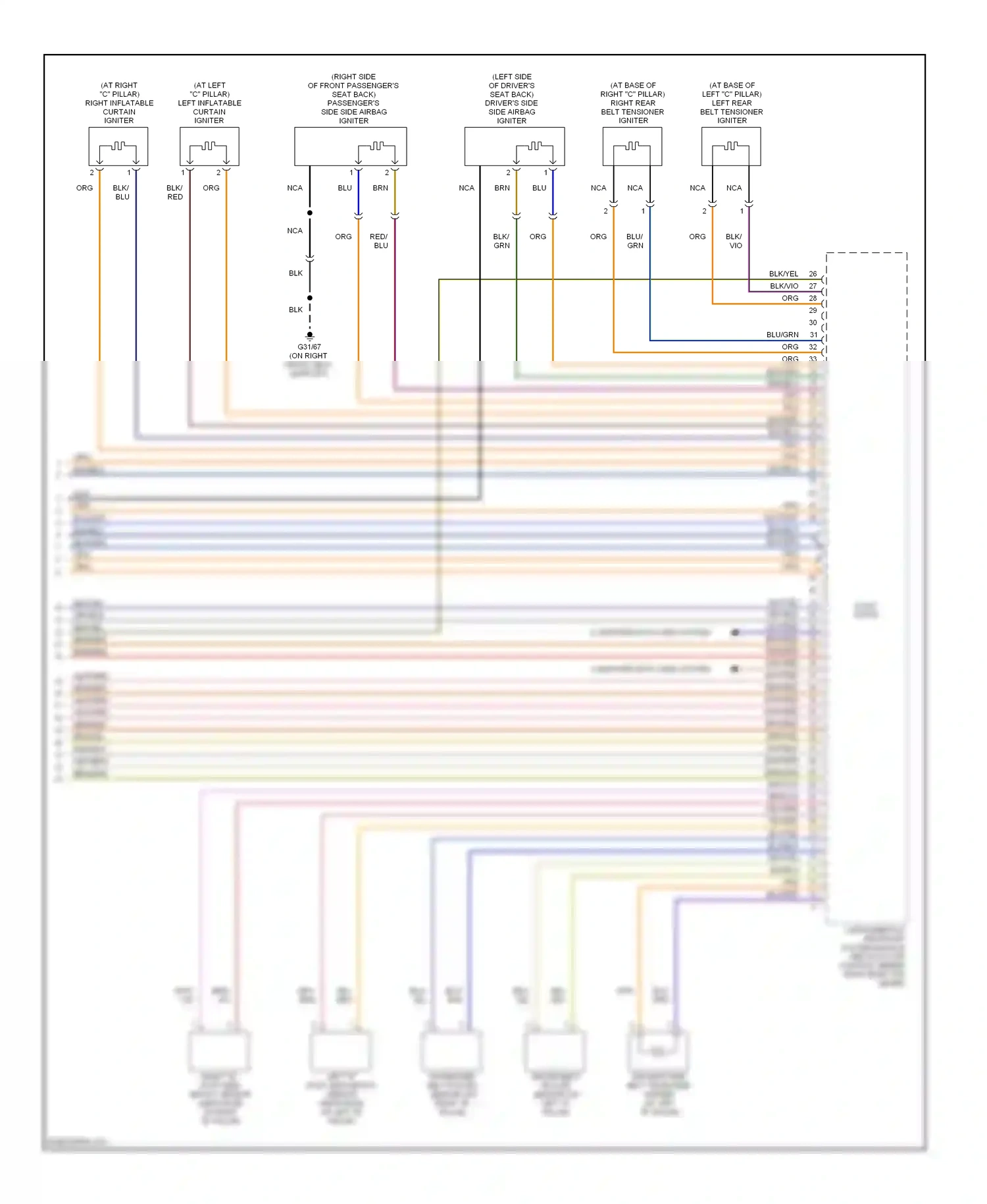 Volvo C30 I (2006-2010) solid state wiring diagram  (3 of 3)