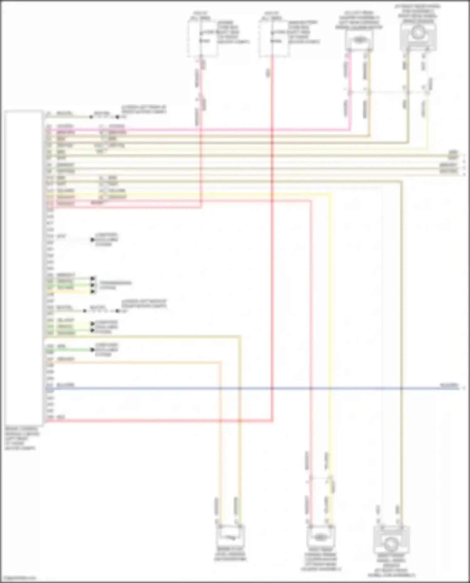 C40 Volvo I (2021-2024): Anti-lock brakes circuit (1 of 2)