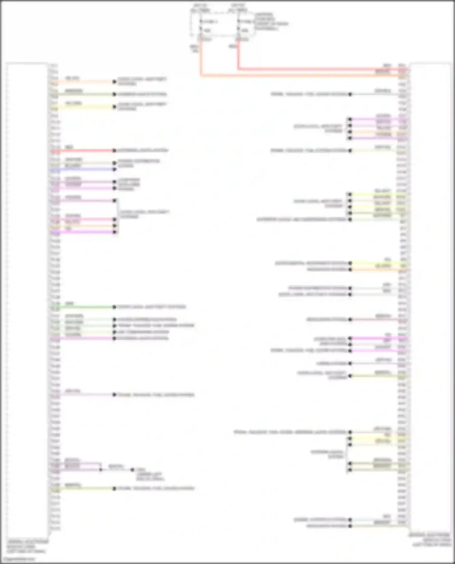 C40 Volvo I (2021-2024): Body control modules circuit (1 of 2)