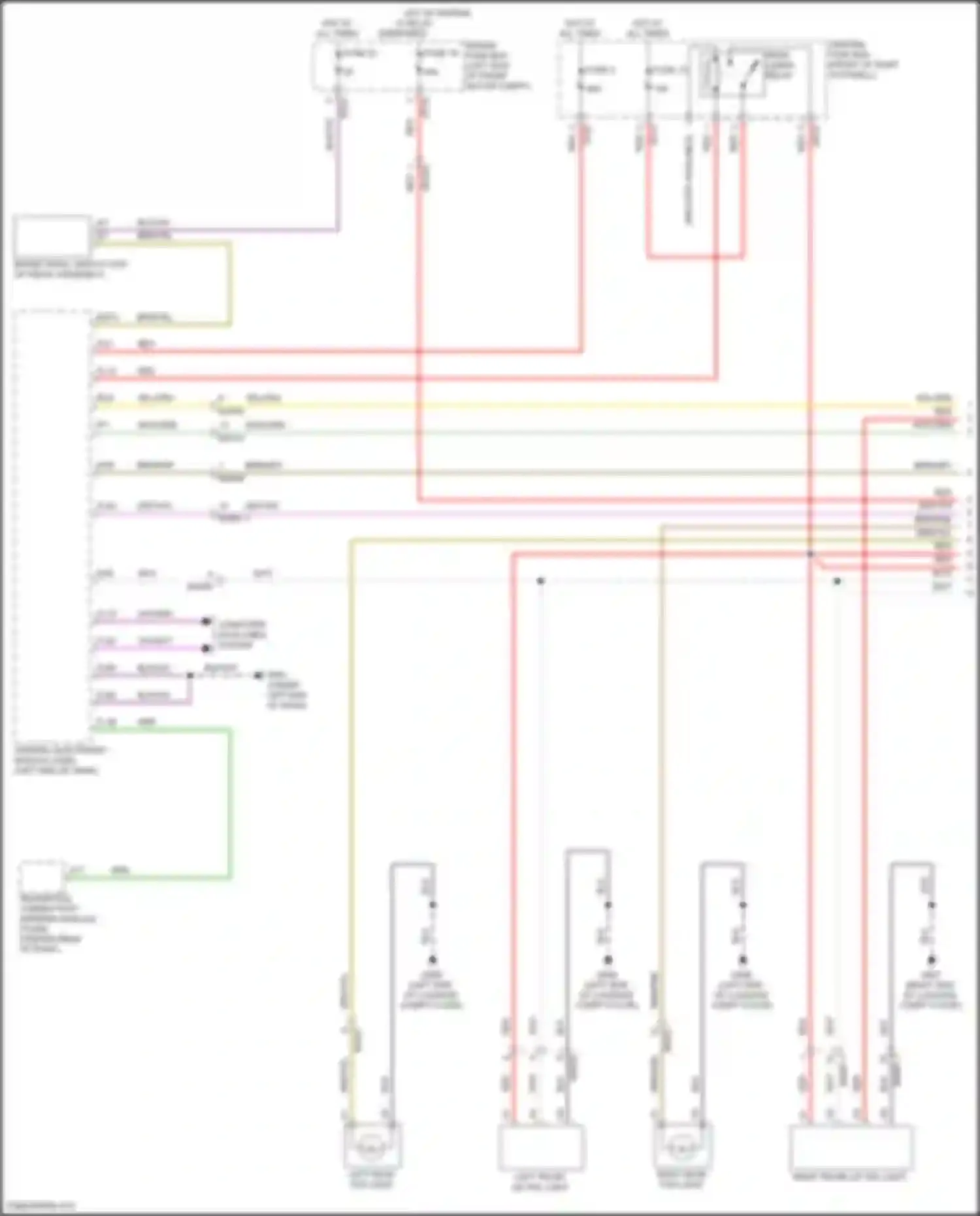 C40 Volvo I (2021-2024): Exterior lights circuit (1 of 2)