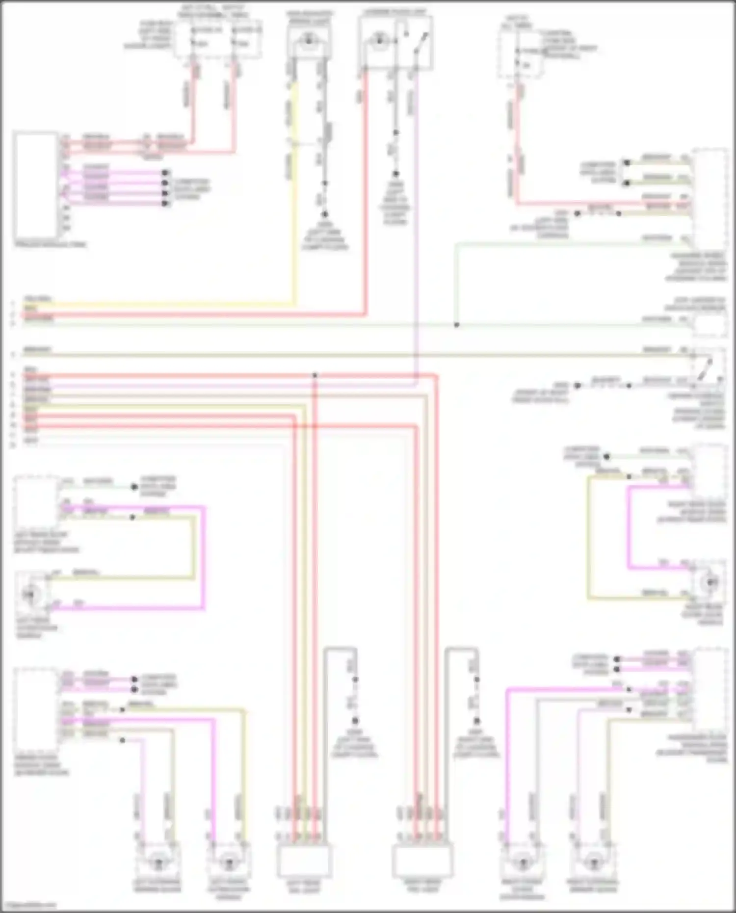 C40 Volvo I (2021-2024): Exterior lights circuit (2 of 2)