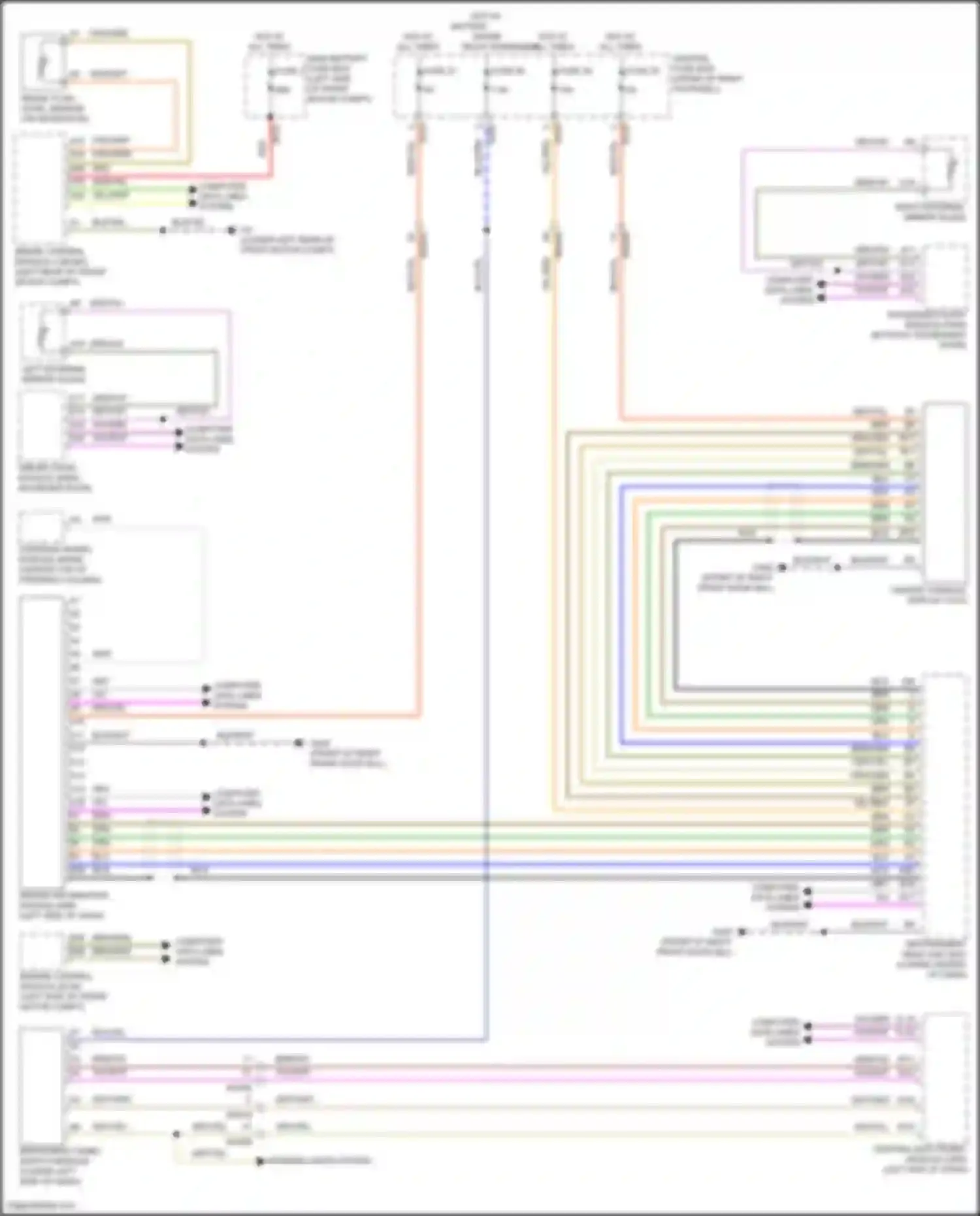 C40 Volvo I (2021-2024): Driver information system circuit