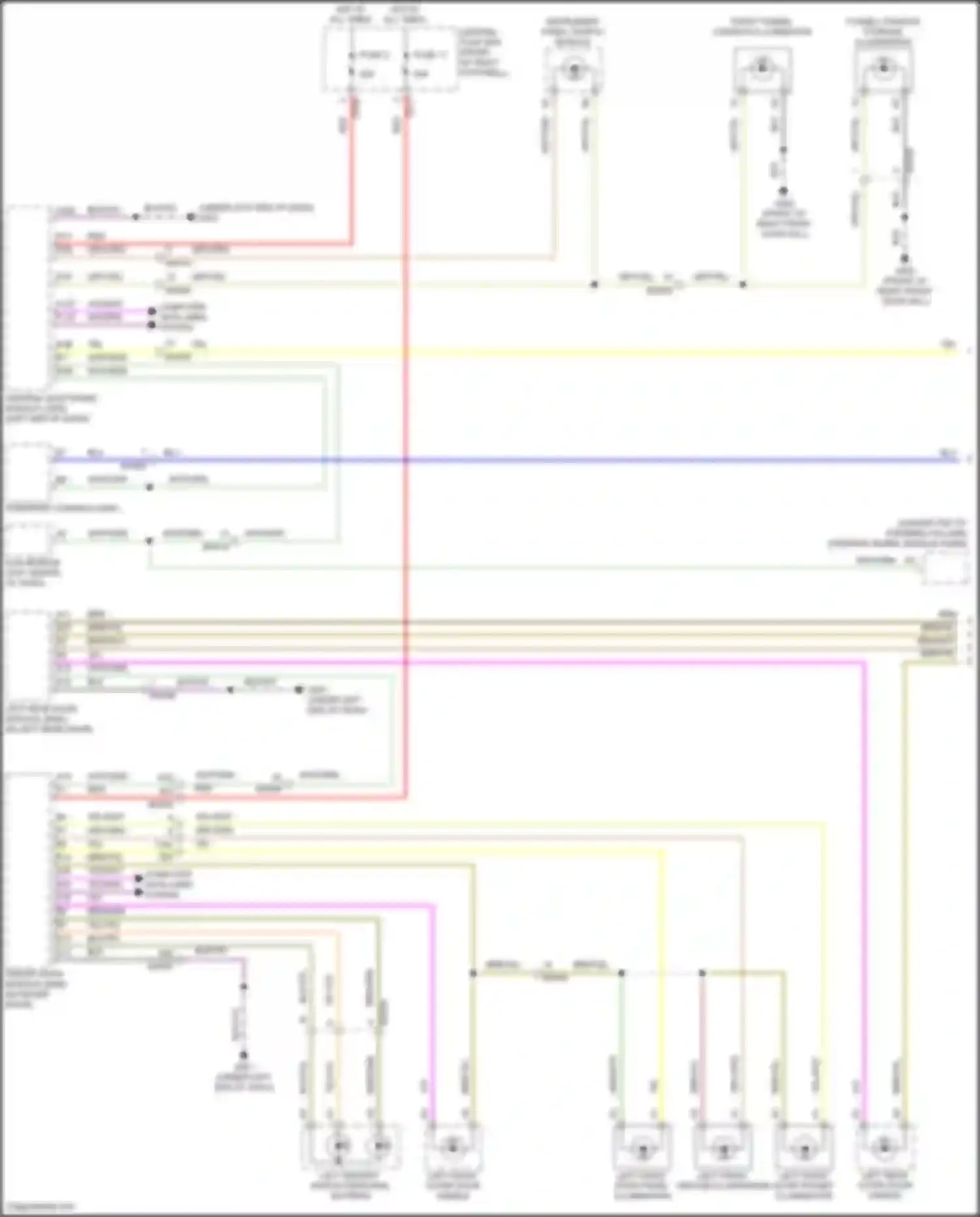 C40 Volvo I (2021-2024): Instrument illumination circuit (1 of 3)