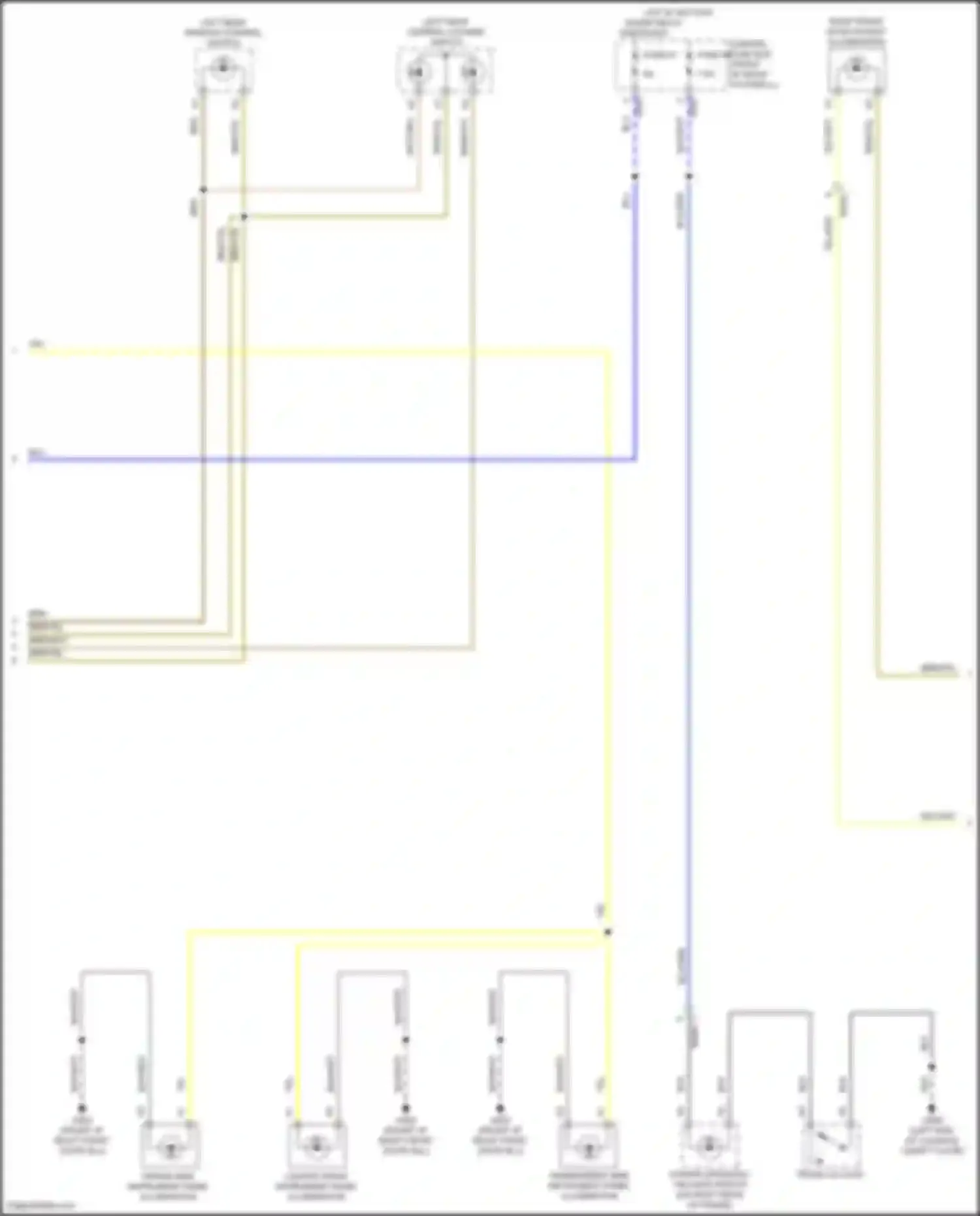 C40 Volvo I (2021-2024): Instrument illumination circuit (2 of 3)