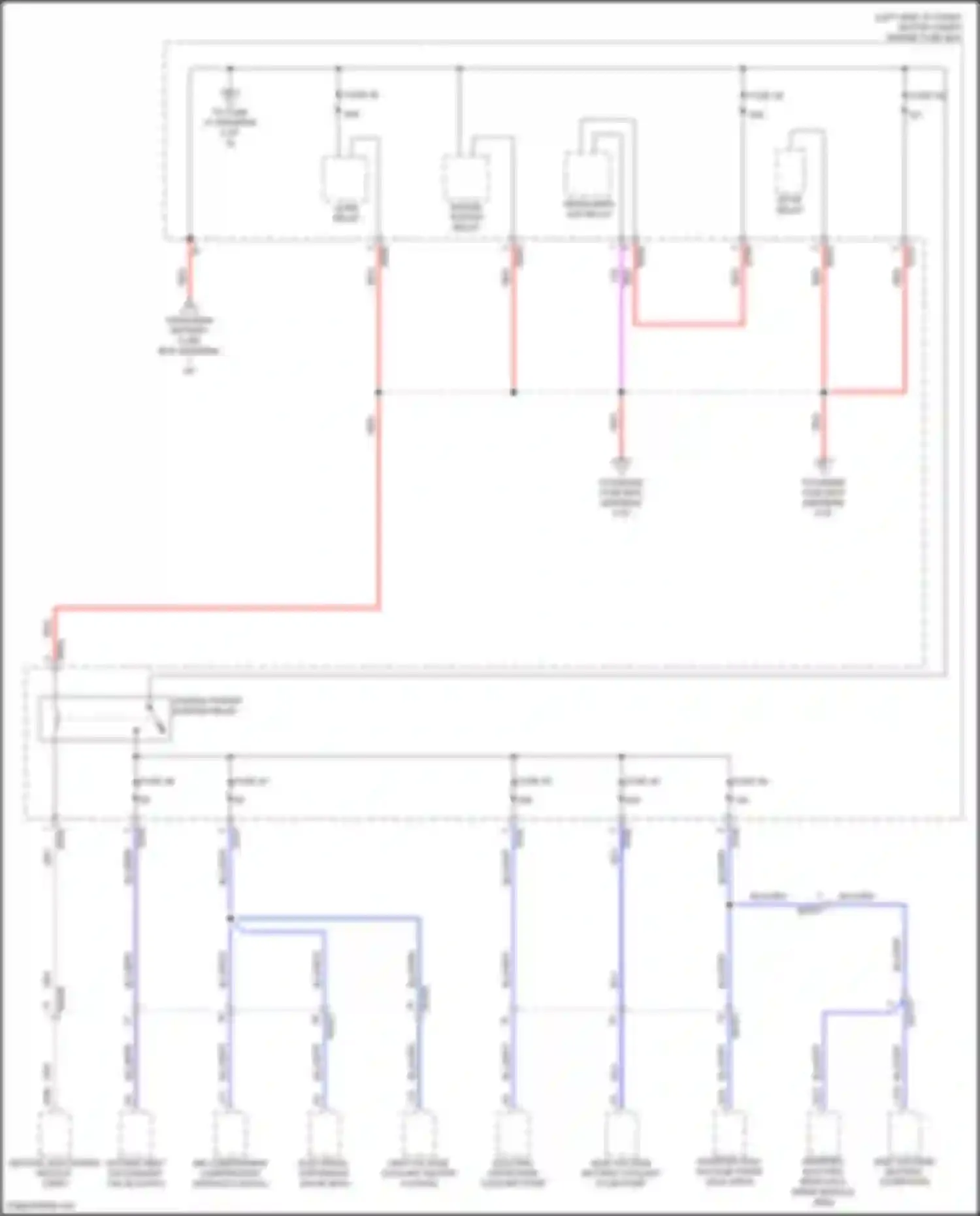 C40 Volvo I (2021-2024): Power distribution circuit (2 of 8)