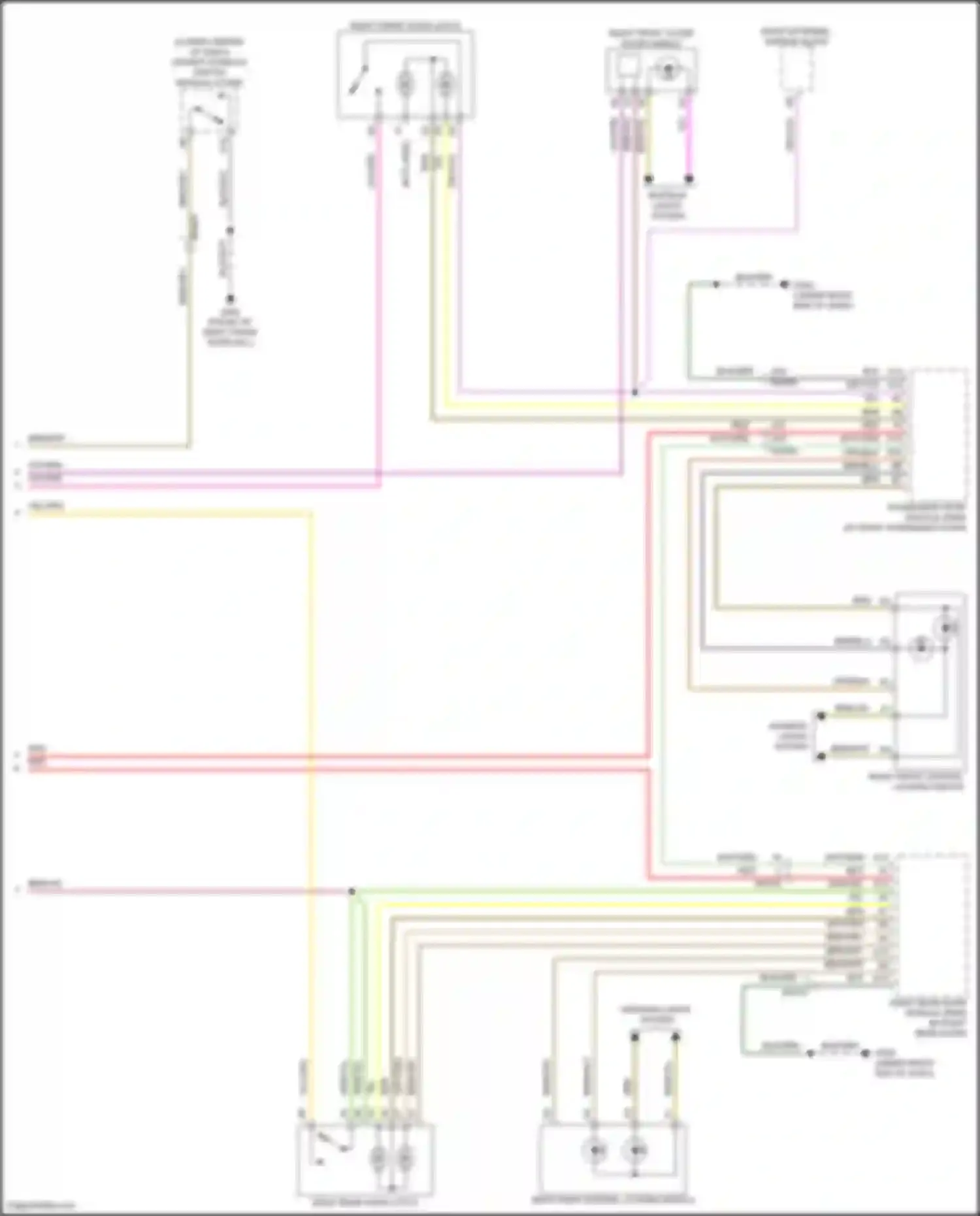 C40 Volvo I (2021-2024): Power door locks circuit (3 of 3)