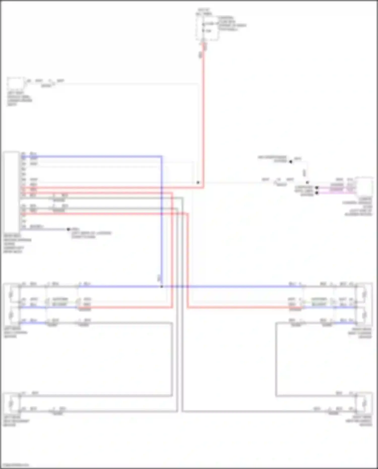 C40 Volvo I (2021-2024): Rear heated seats circuit