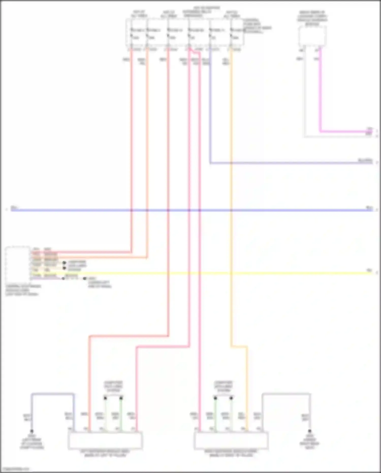 C40 Volvo I (2021-2024): Supplemental restraints circuit (2 of 4)