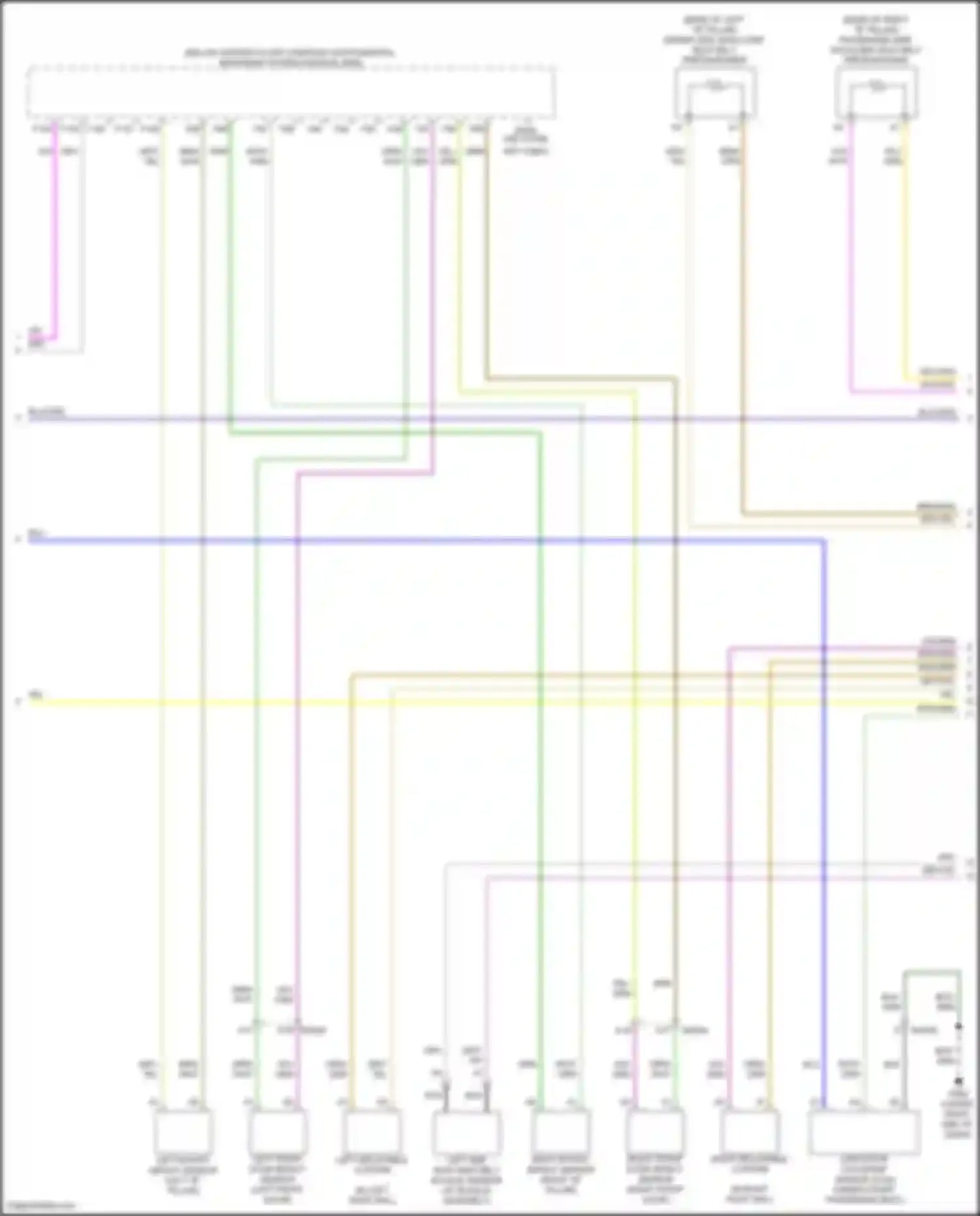 C40 Volvo I (2021-2024): Supplemental restraints circuit (3 of 4)