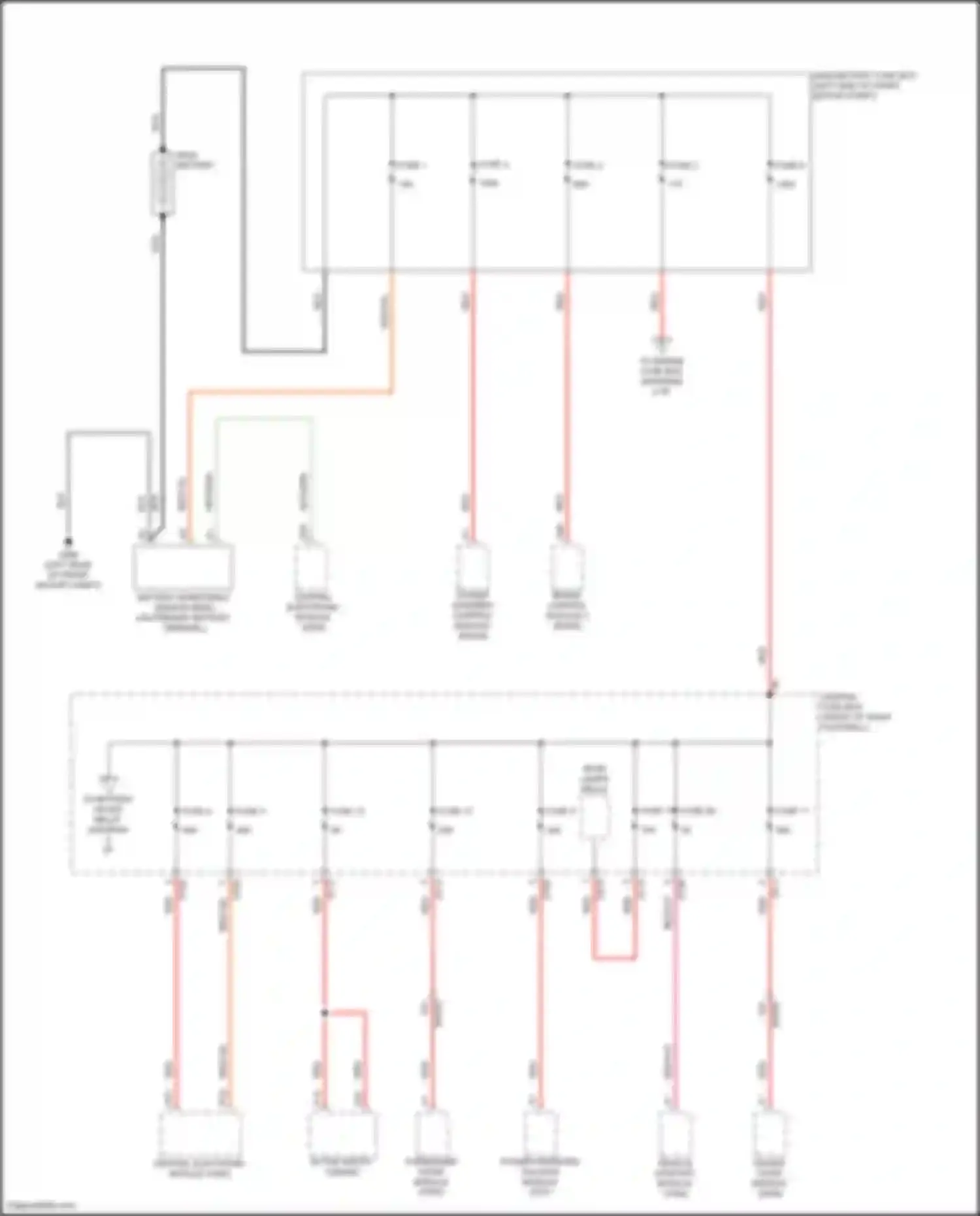 Wiring diagram central fuse box for Volvo C40 I (2021-2024) (25 of 39)