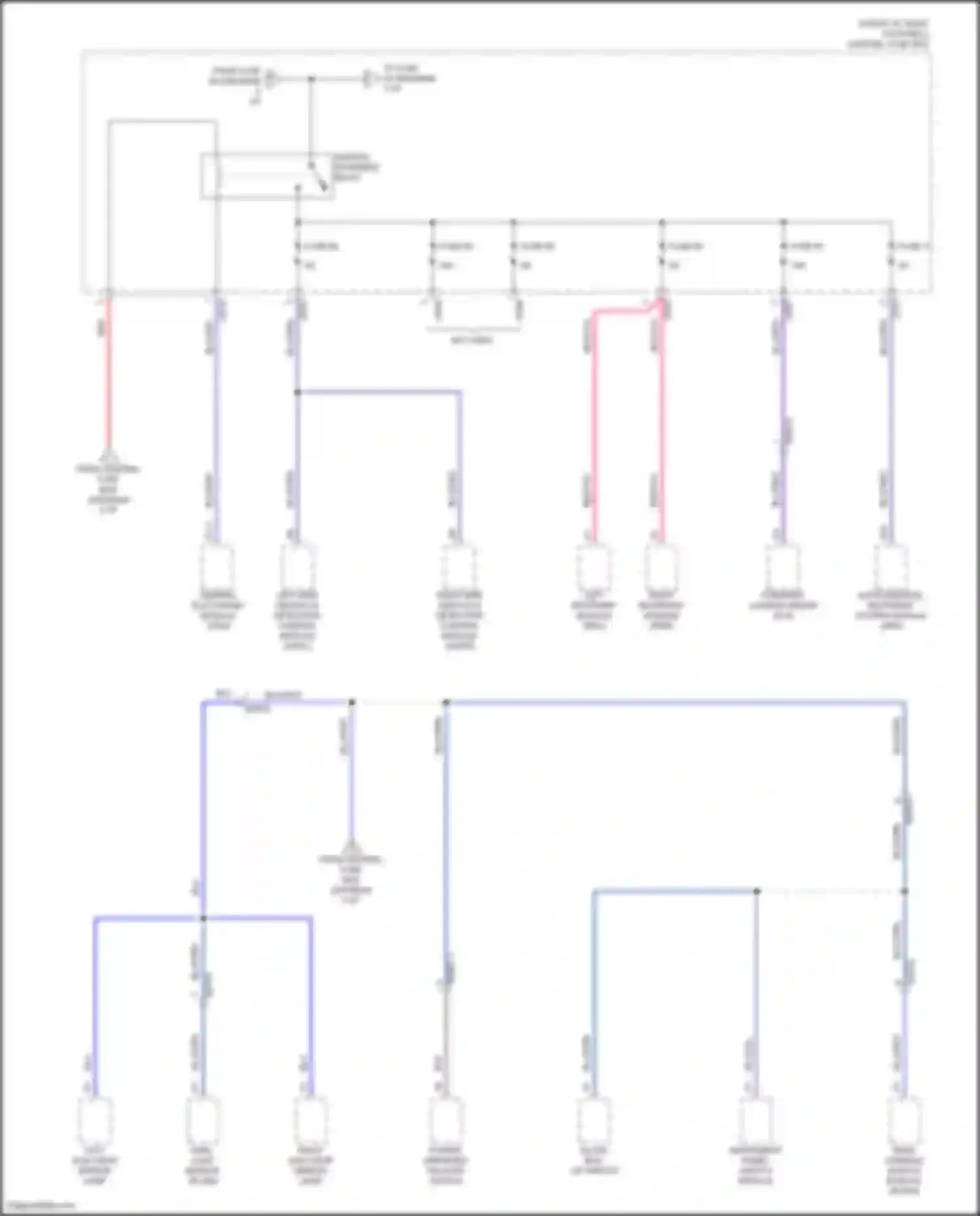 Wiring diagram red for Volvo C40 I (2021-2024) (46 of 62)