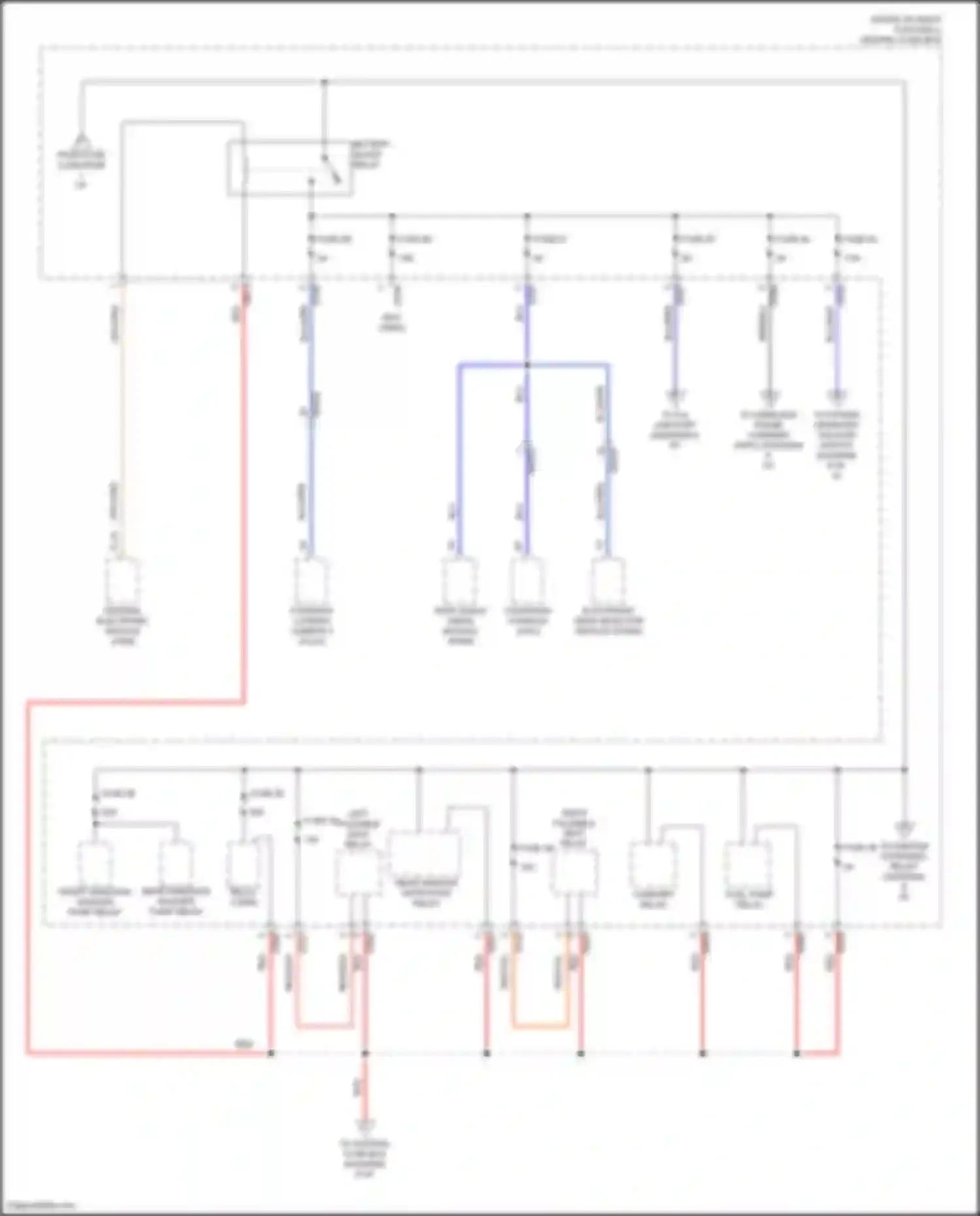 Wiring diagram red for Volvo C40 I (2021-2024) (38 of 62)