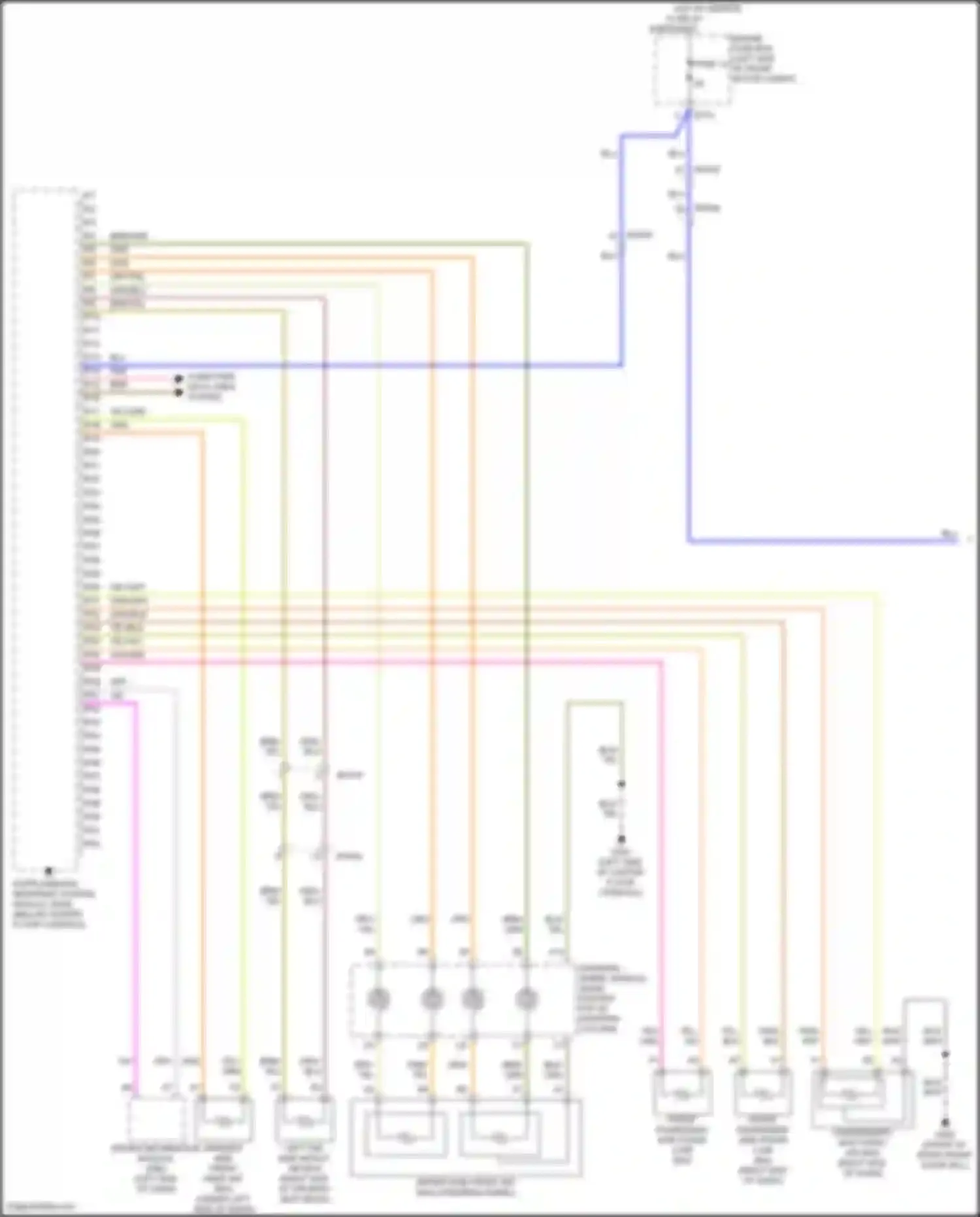 Wiring diagram yel/grn for Volvo C40 I (2021-2024) (5 of 10)