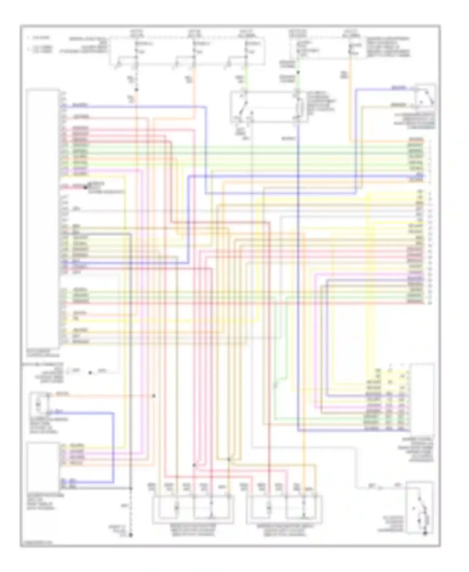 C70 Volvo I (1997-2005): Automatic a/c circuit (1 of 2)