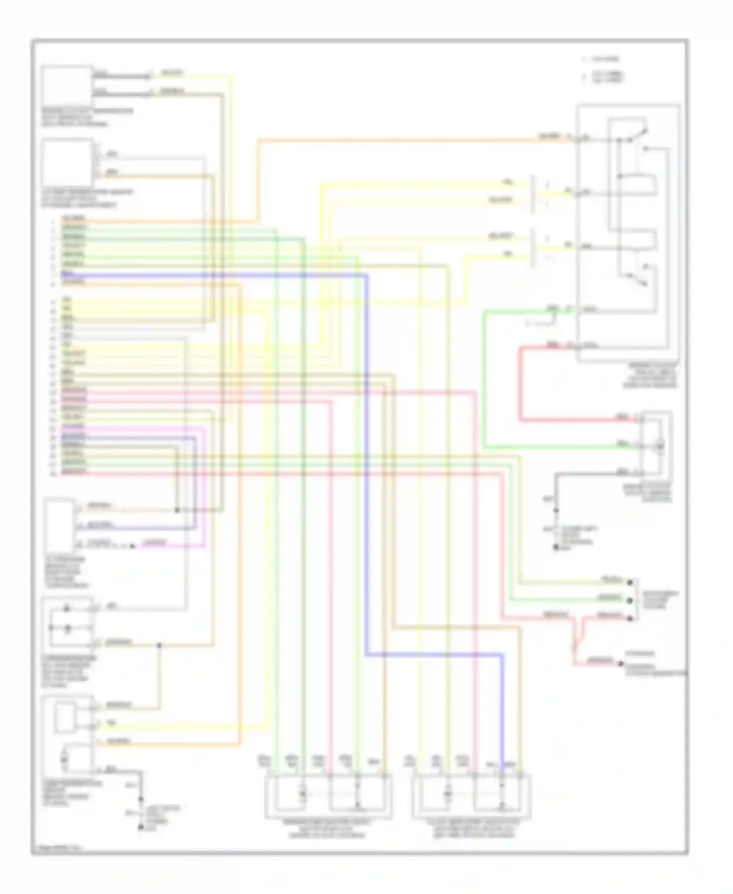 C70 Volvo I (1997-2005): Automatic a/c circuit (2 of 2)