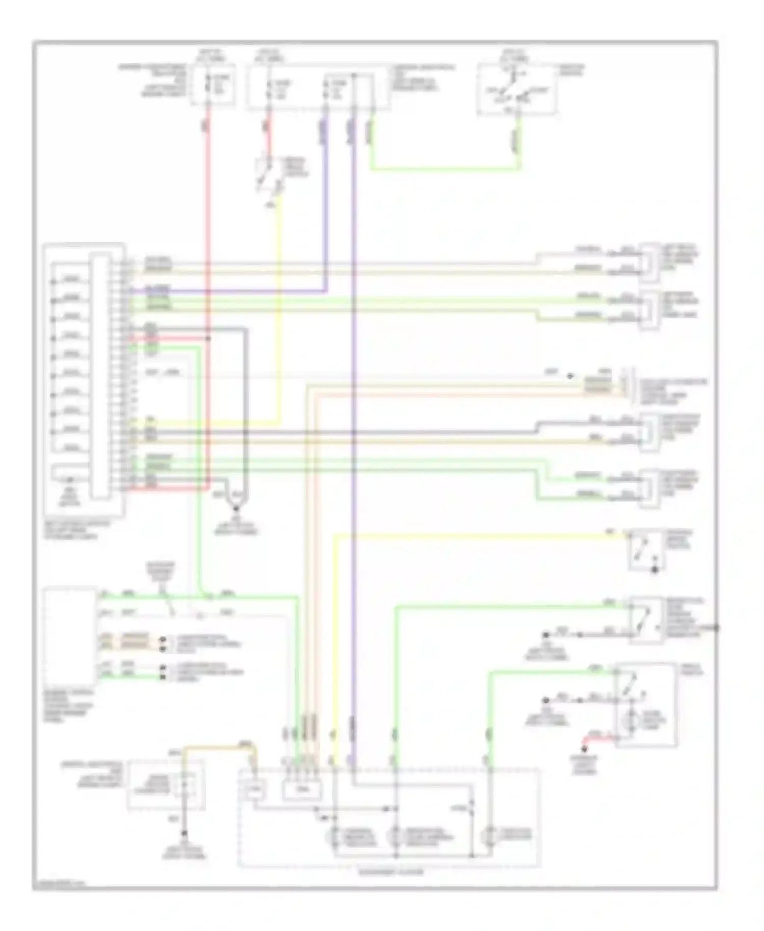 C70 Volvo I (1997-2005): Anti-lock brakes circuit