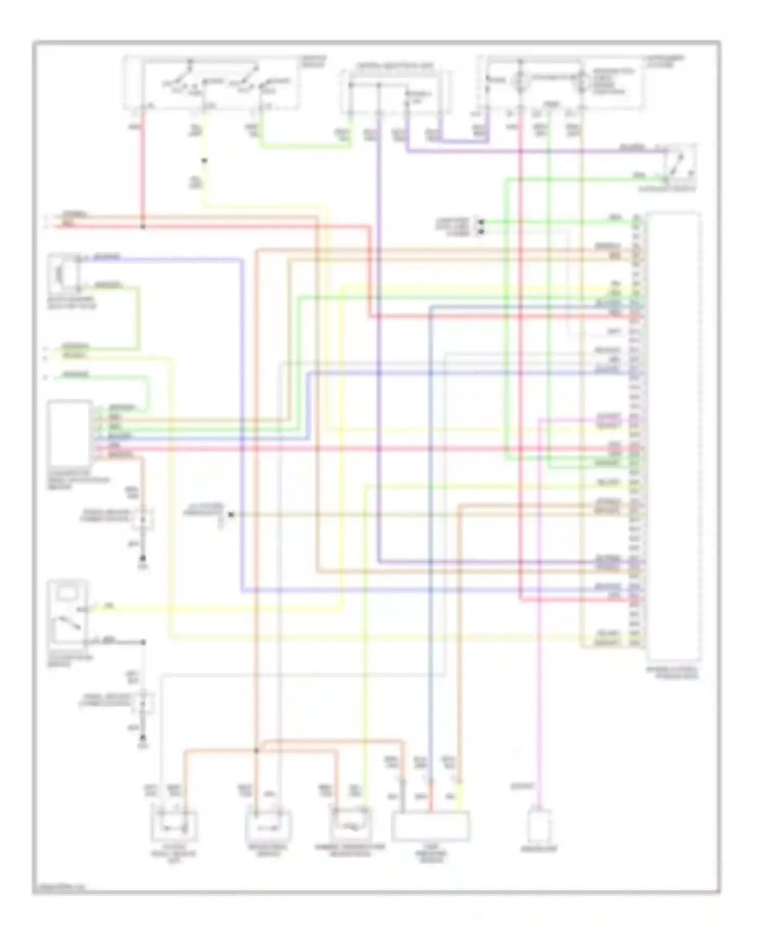 C70 Volvo I (1997-2005): Wiring diagram engine performance 2.4l turbo (3 of 3)