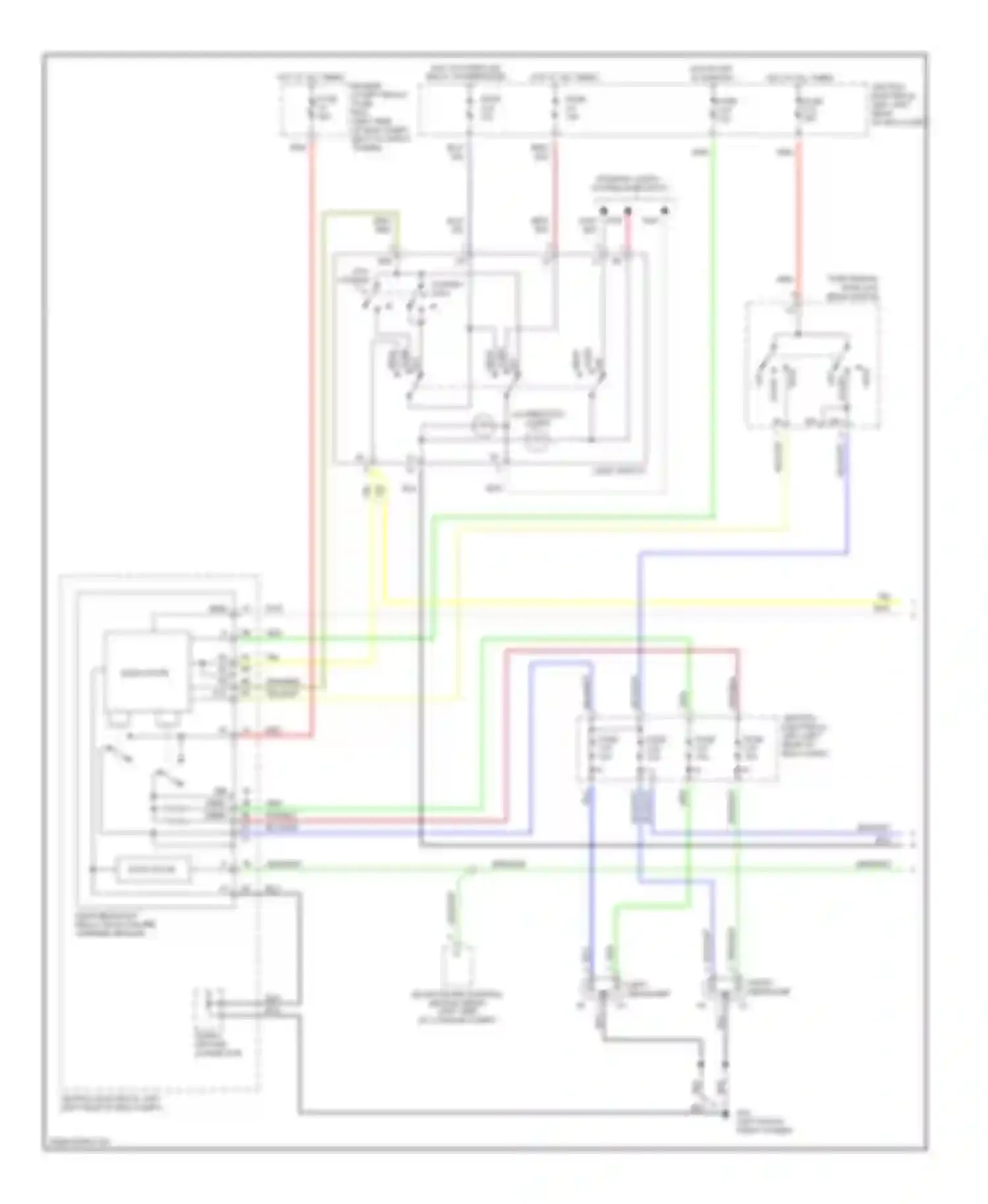 C70 Volvo I (1997-2005): Headlights circuit (1 of 2)