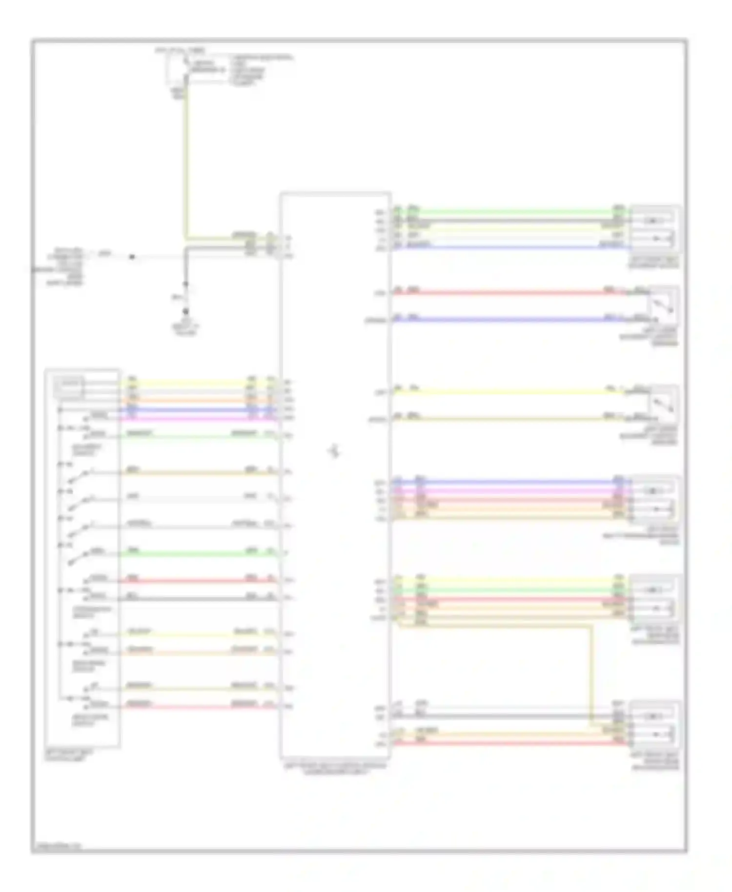 C70 Volvo I (1997-2005): Driver"s memory seat circuit