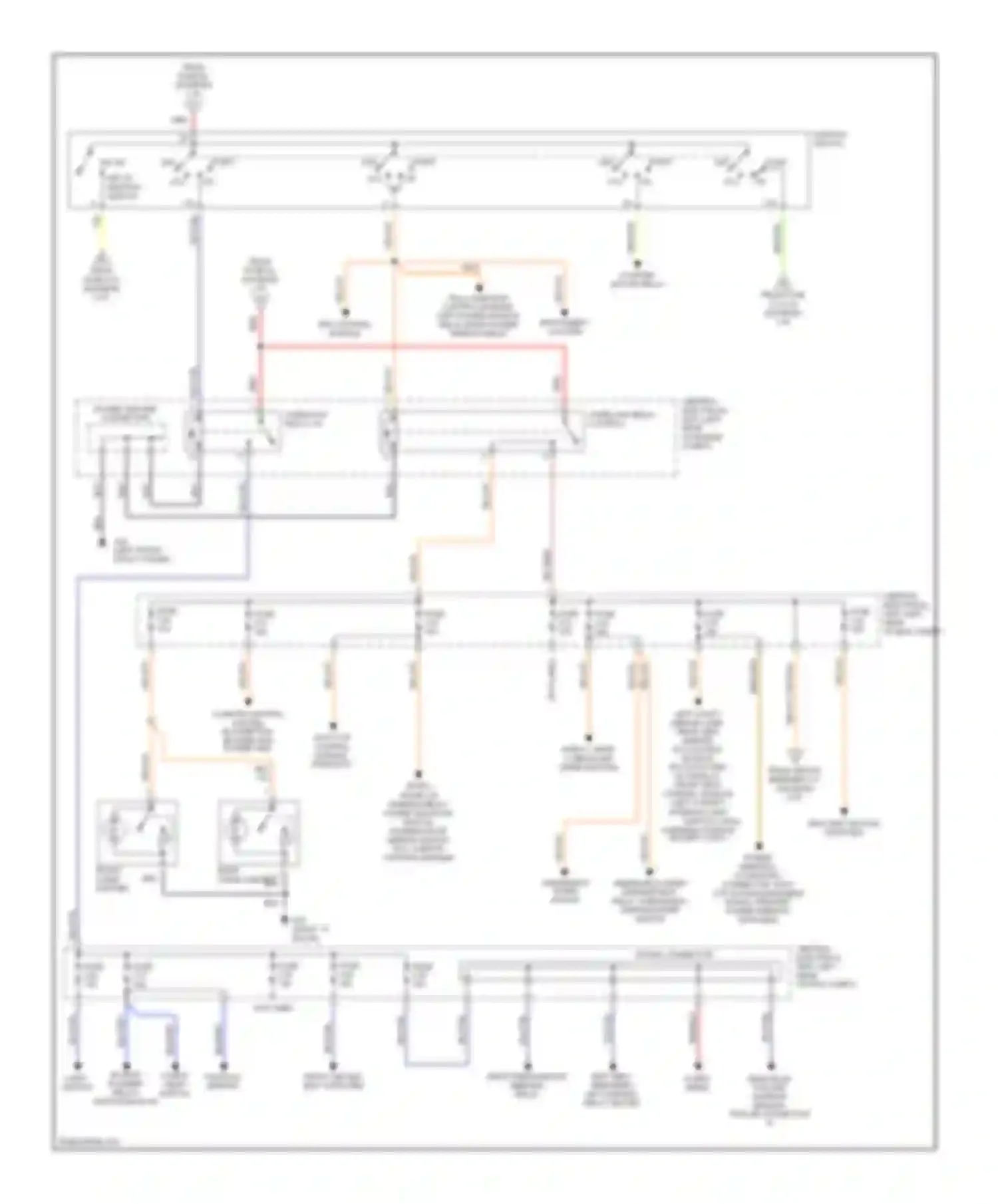 C70 Volvo I (1997-2005): Power distribution circuit (3 of 3)