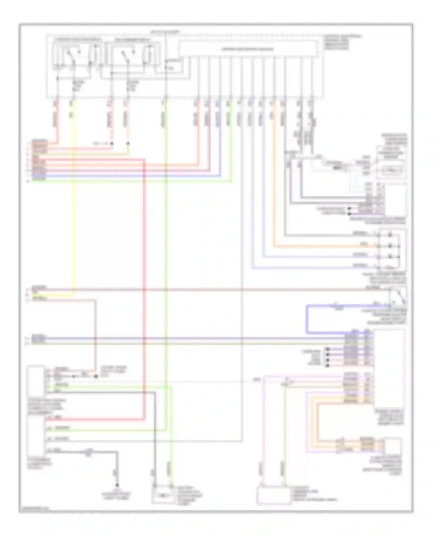 C70 Volvo II facelift (2009-2013): Automatic a/c circuit (2 of 2)