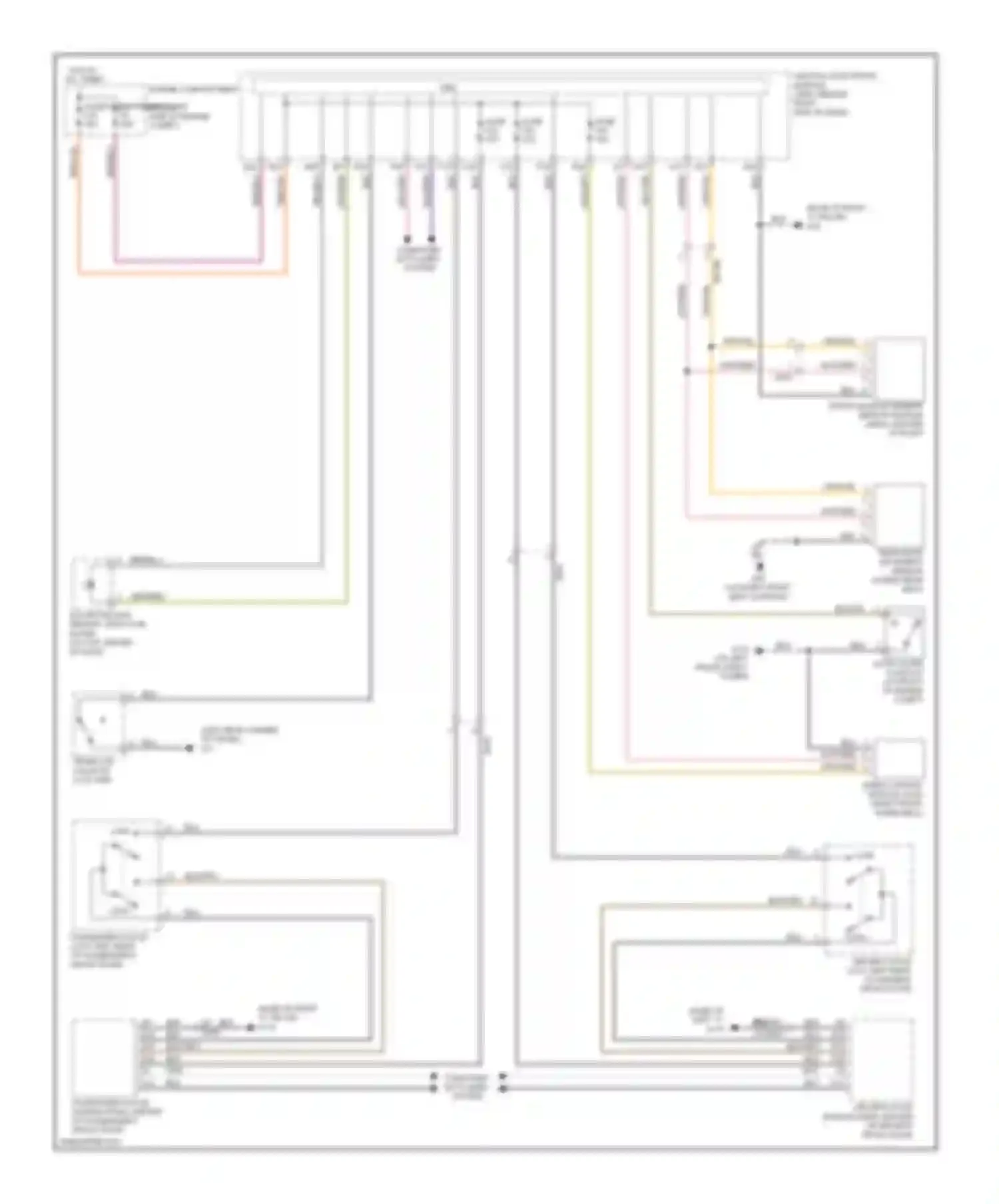 C70 Volvo II facelift (2009-2013): Forced entry circuit