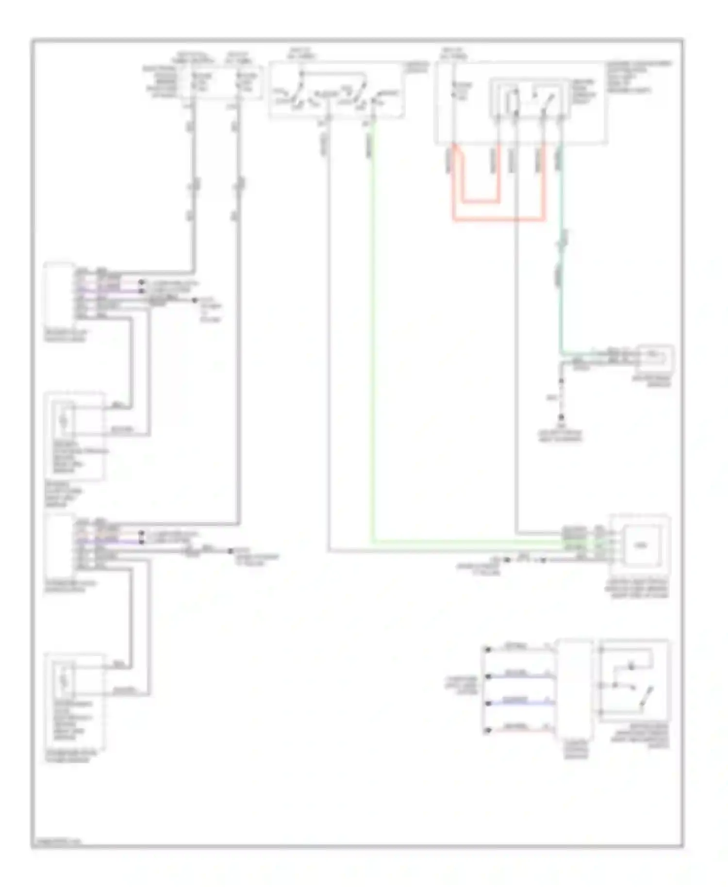 C70 Volvo II facelift (2009-2013): Defoggers circuit