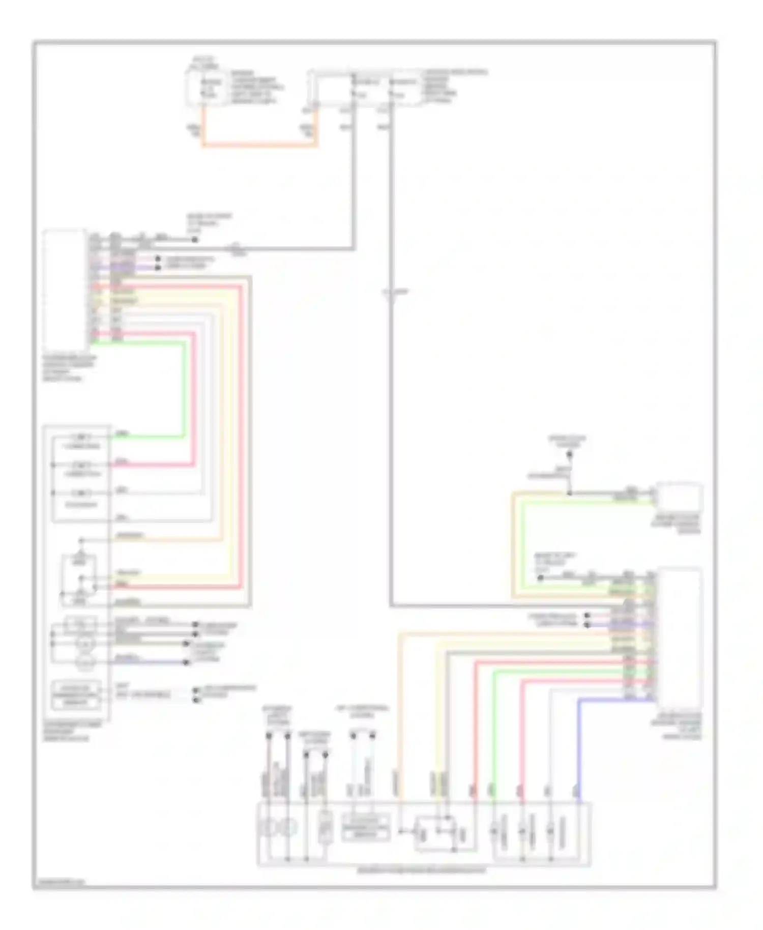 C70 Volvo II facelift (2009-2013): Memory mirrors circuit