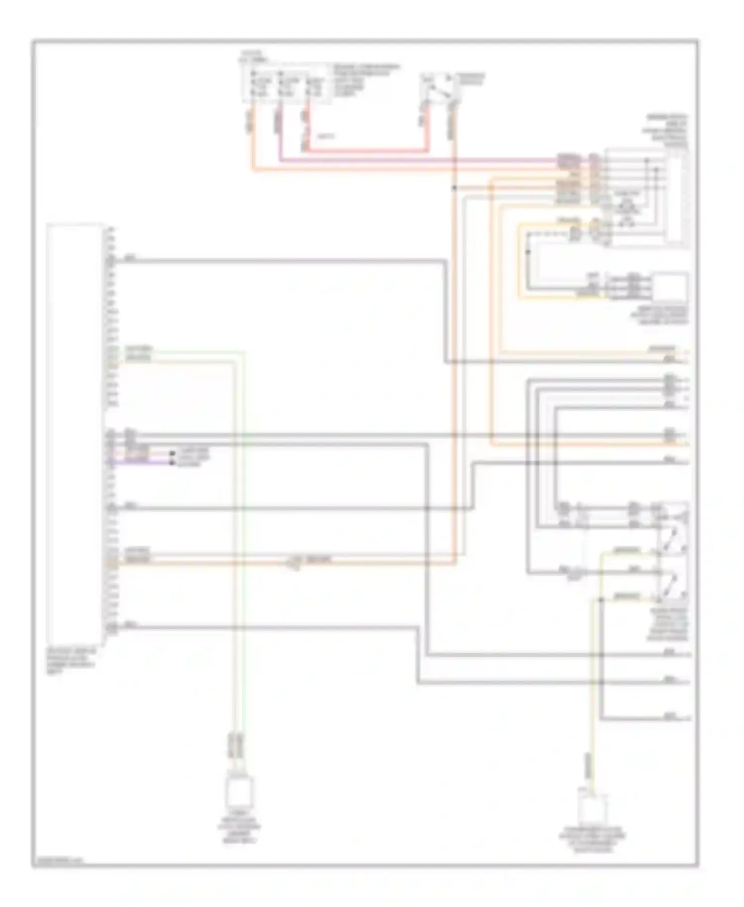 C70 Volvo II facelift (2009-2013): Keyless entry circuit (1 of 2)