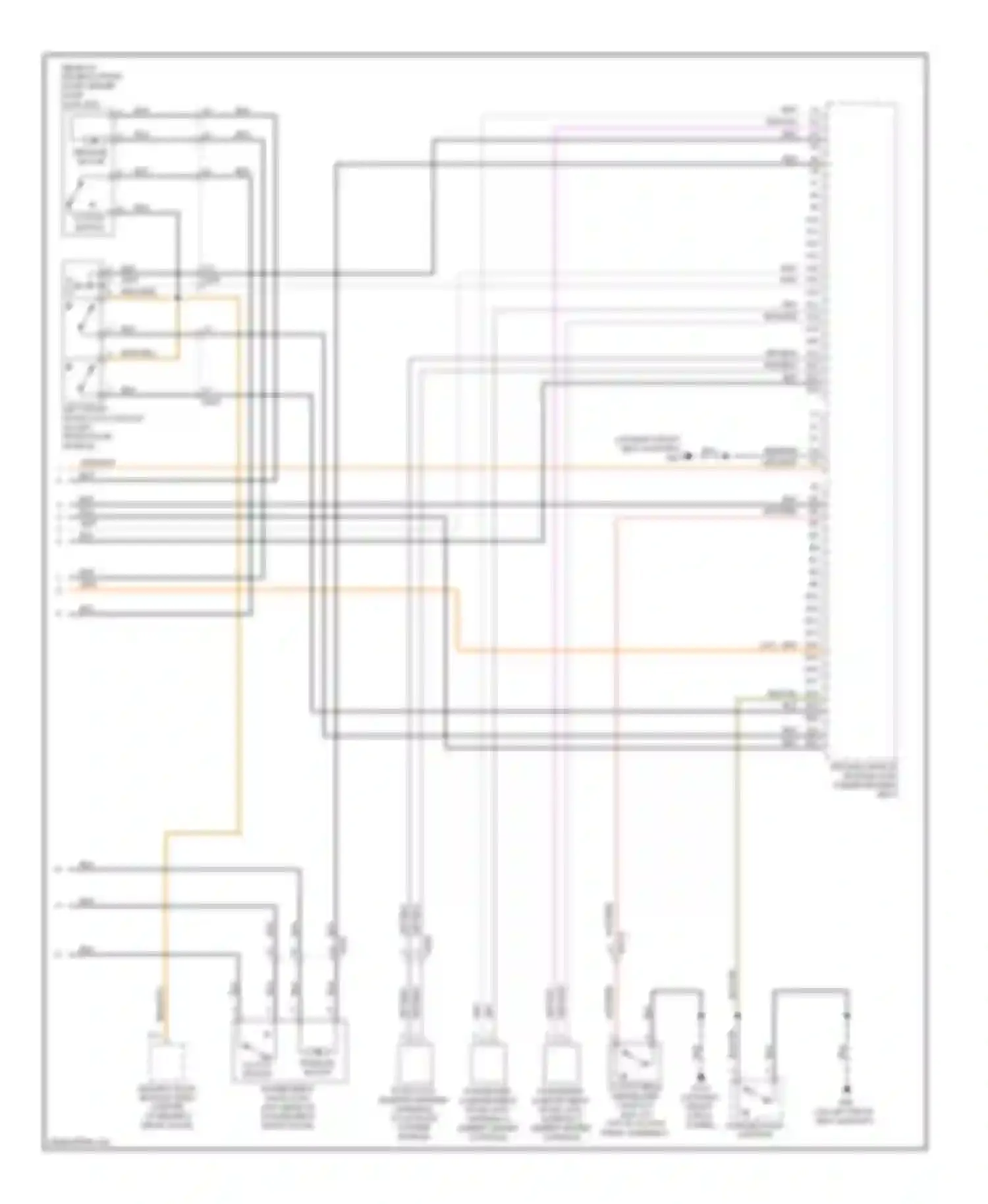 C70 Volvo II facelift (2009-2013): Keyless entry circuit (2 of 2)