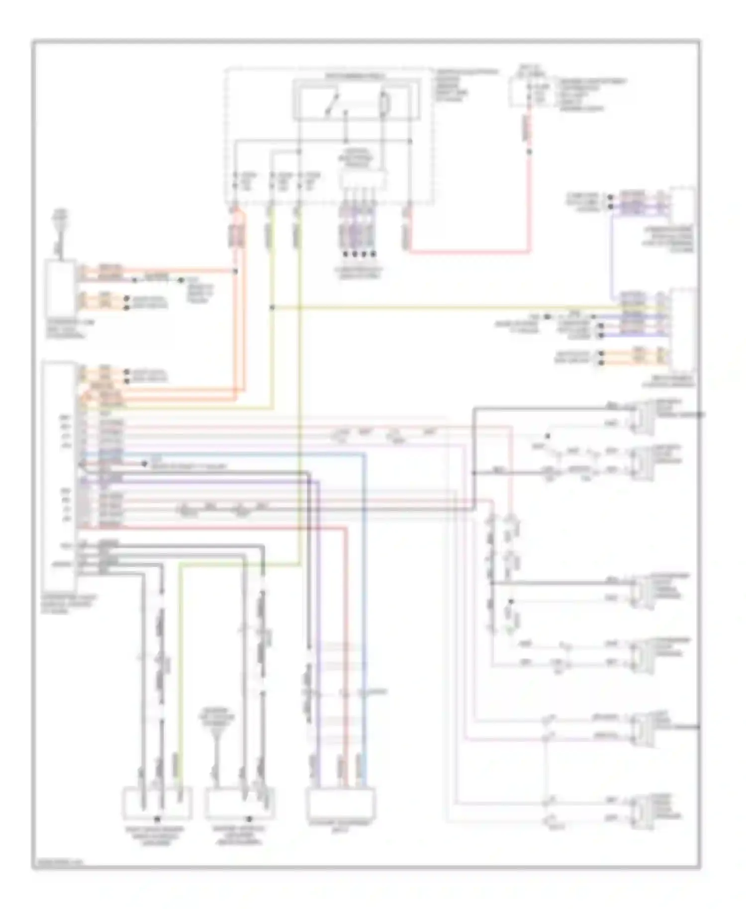 C70 Volvo II facelift (2009-2013): Radio circuit, base
