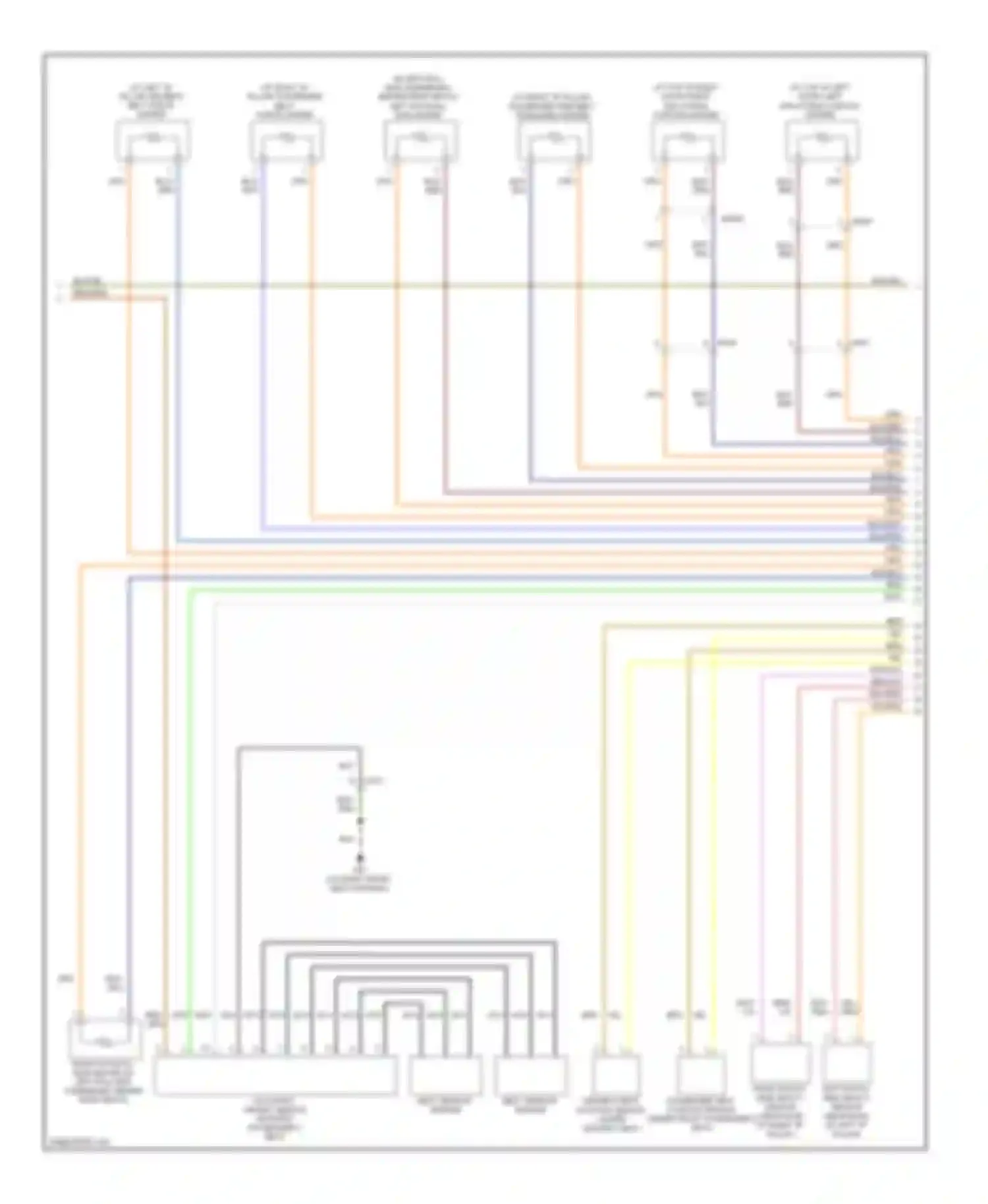 C70 Volvo II facelift (2009-2013): Supplemental restraints circuit (2 of 3)