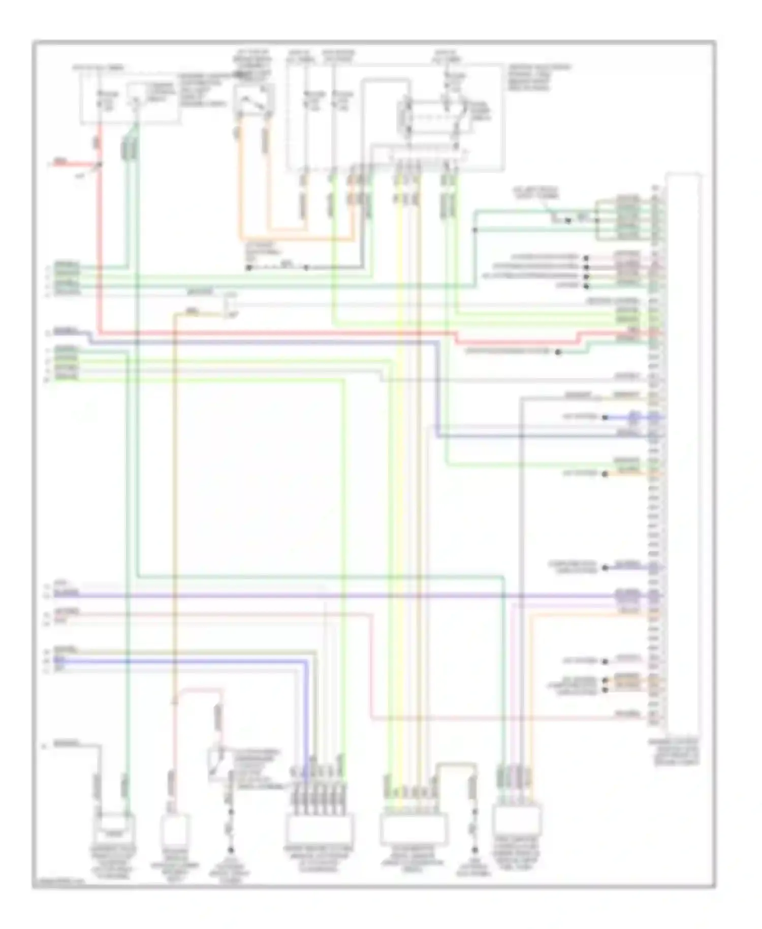 C70 Volvo II (2005-2009): Wiring diagram engine performance 2.5l turbo (4 of 4)