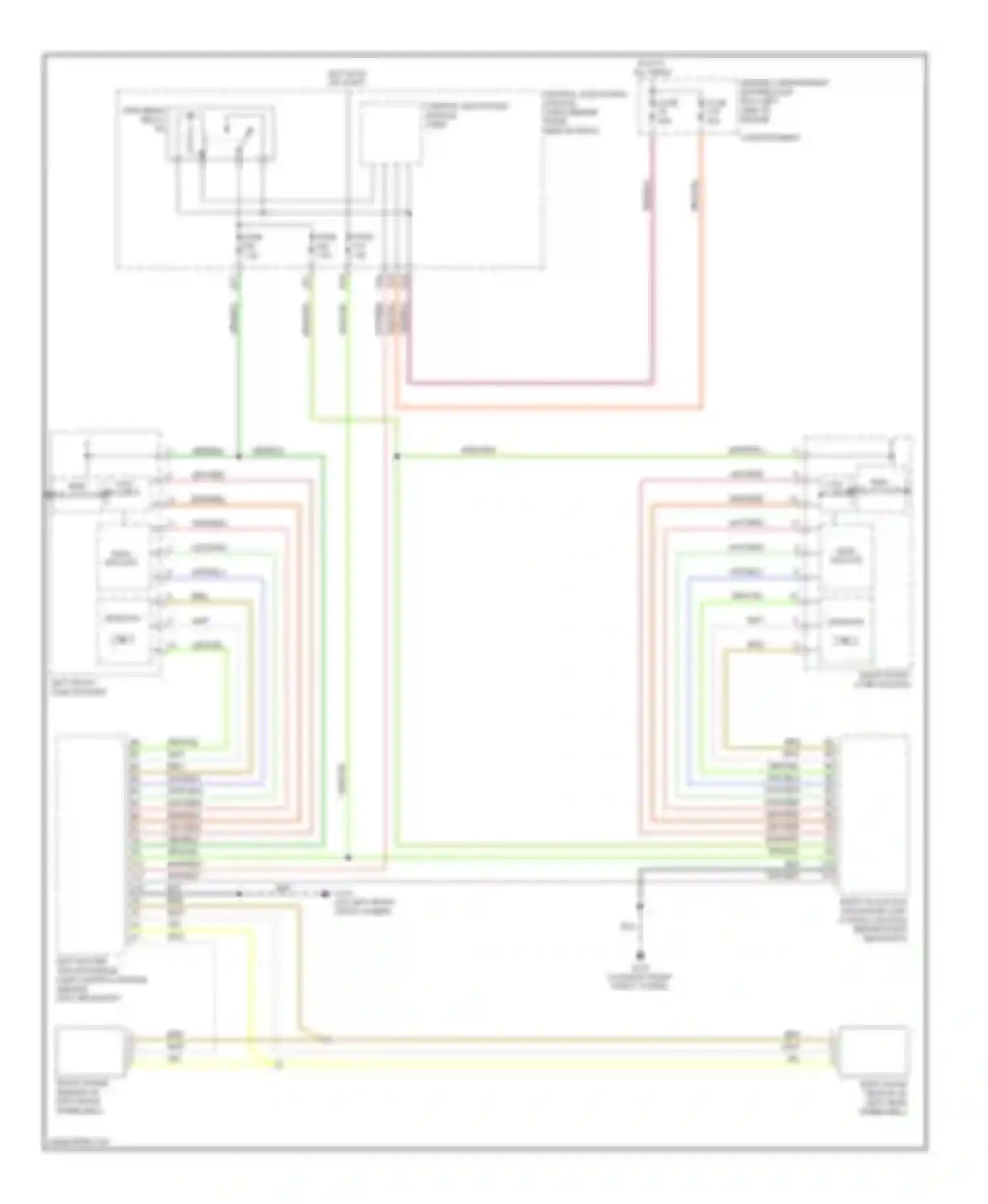C70 Volvo II (2005-2009): Headlamps leveling circuit