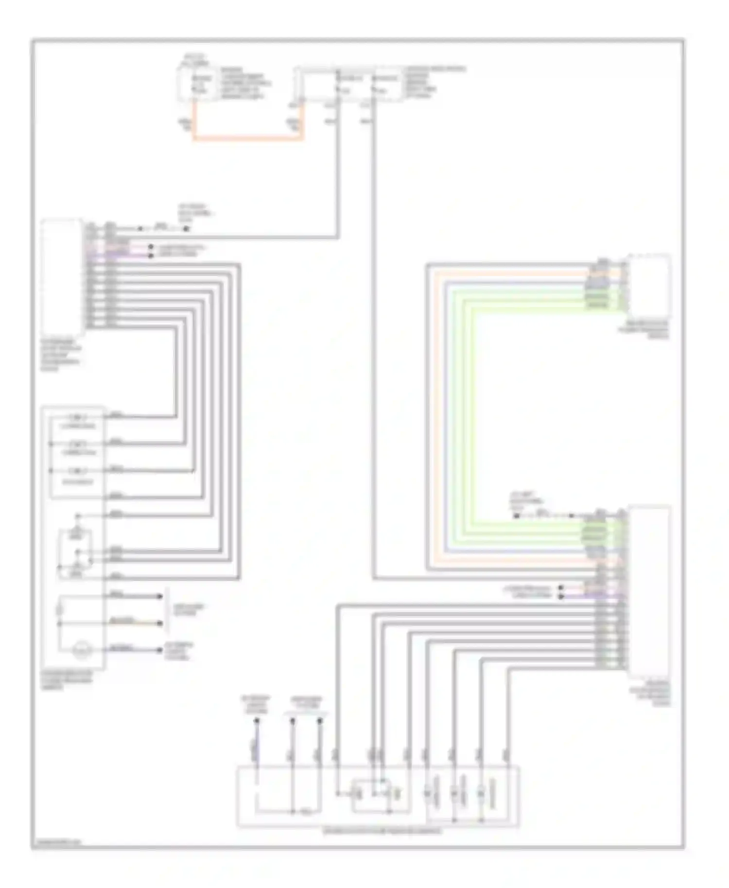 C70 Volvo II (2005-2009): Power mirrors circuit