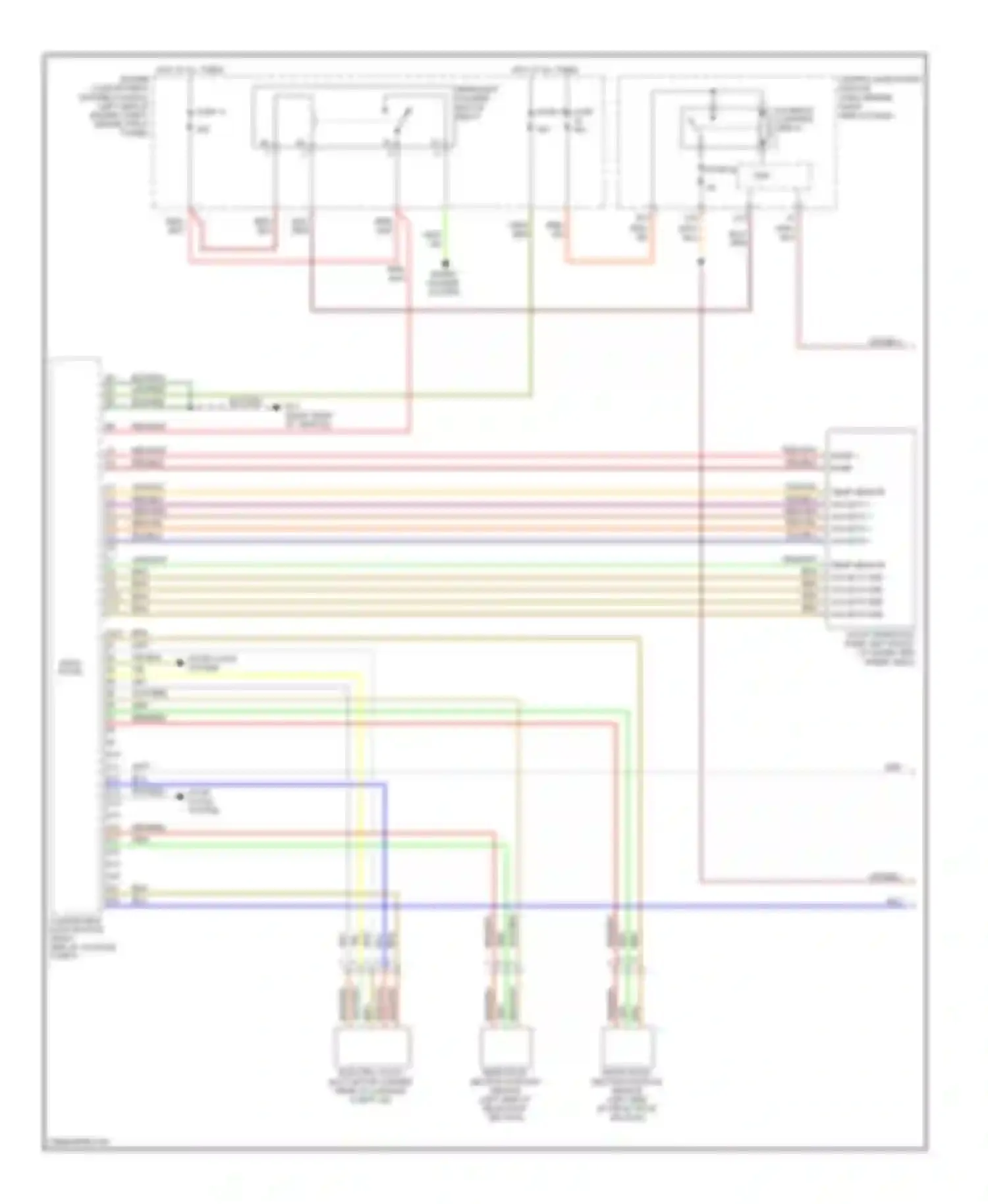 C70 Volvo II (2005-2009): Power top/sunroof circuit (1 of 2)