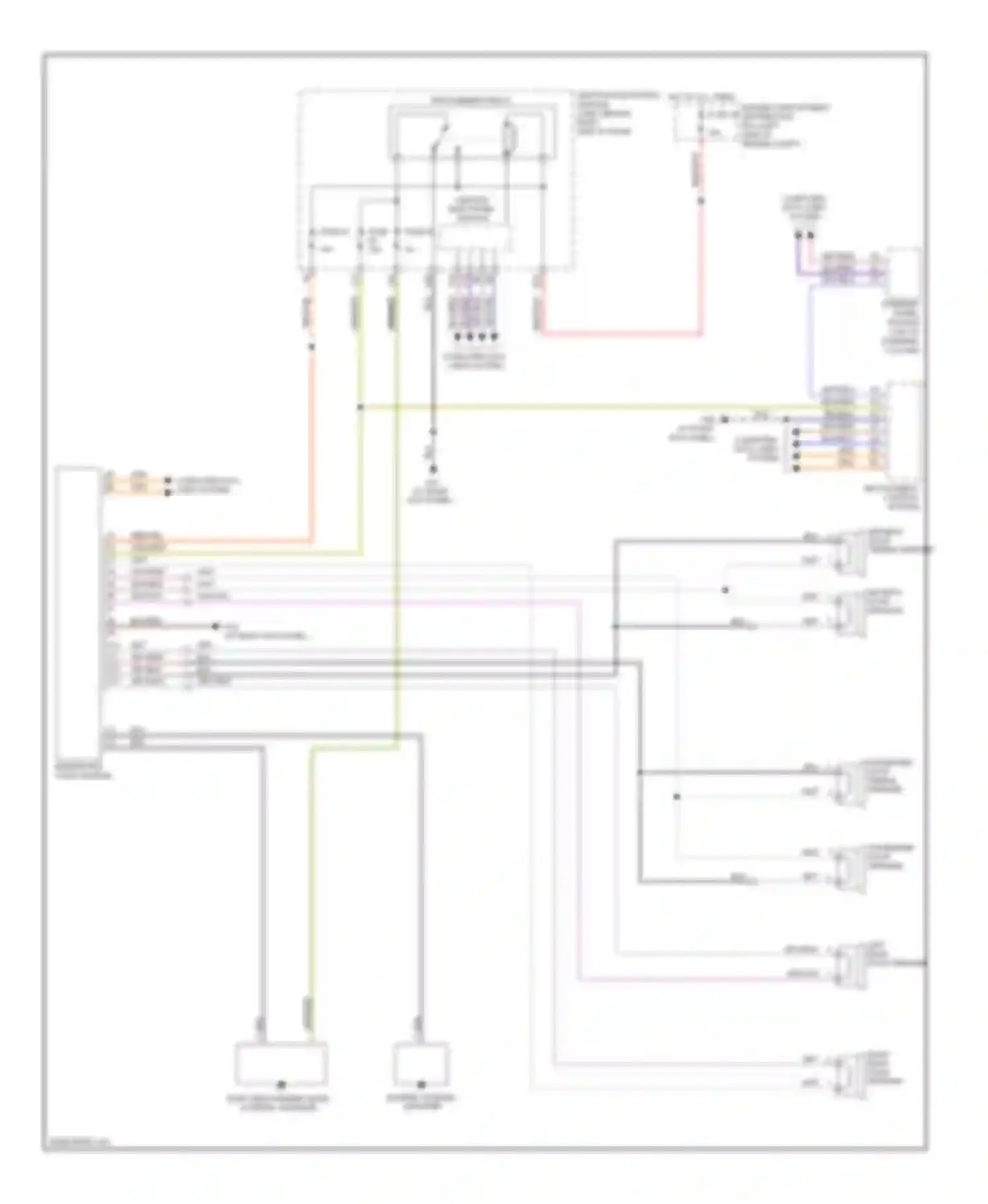 C70 Volvo II (2005-2009): Base radio circuit