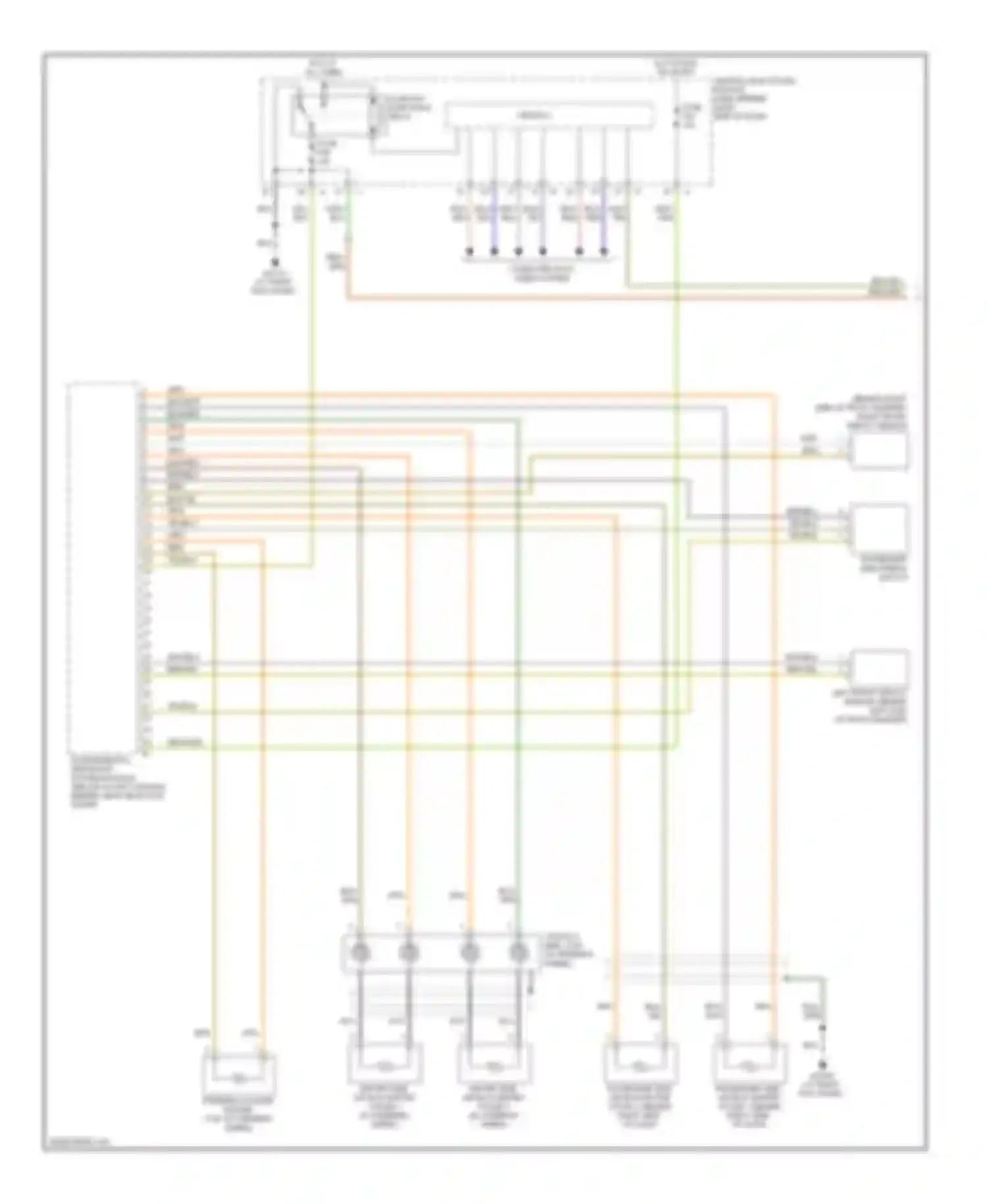 C70 Volvo II (2005-2009): Supplemental restraints circuit (1 of 3)