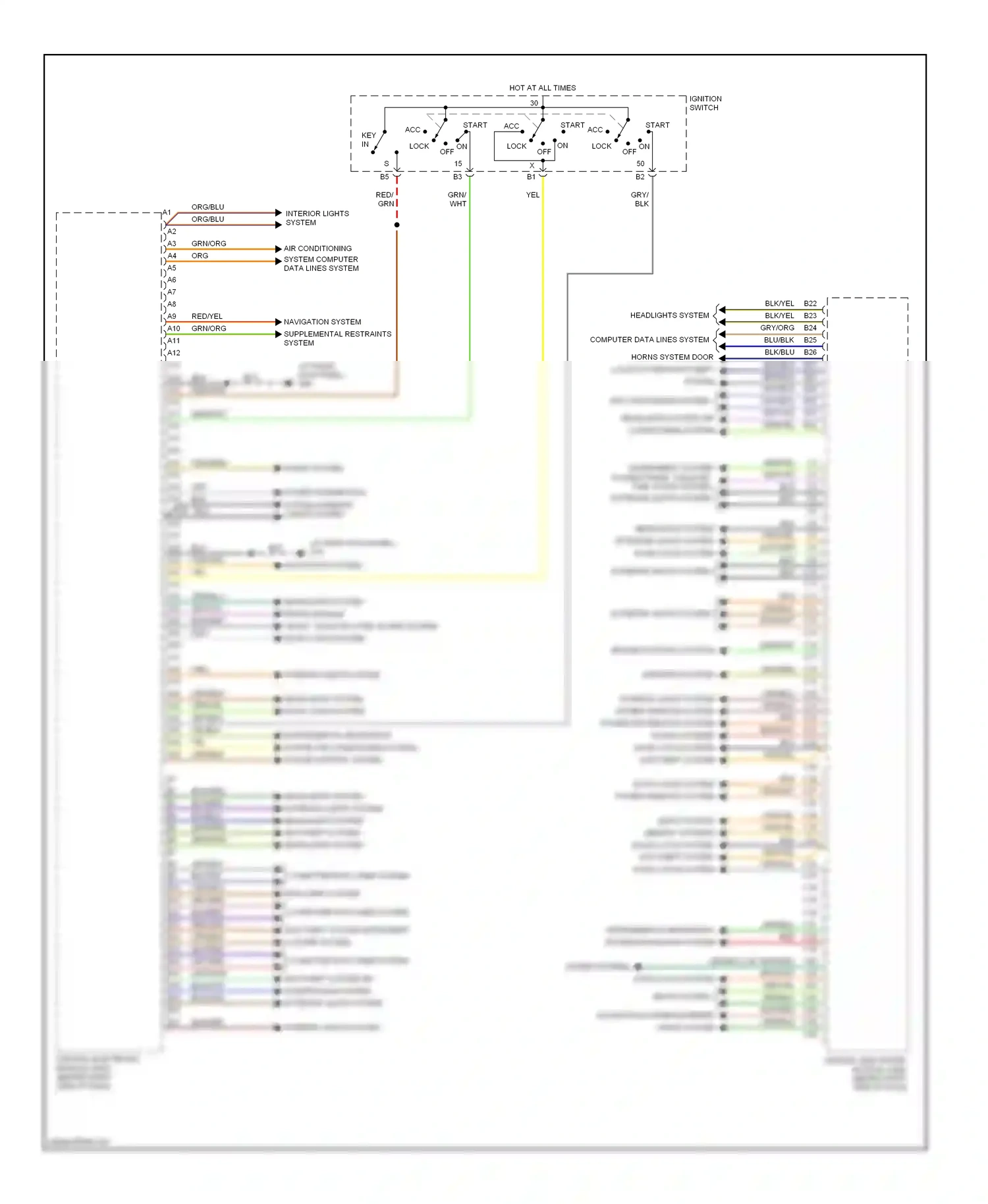 Volvo C70 II (2005-2009) air conditioning system computer data lines system wiring diagram  (1 of 1)