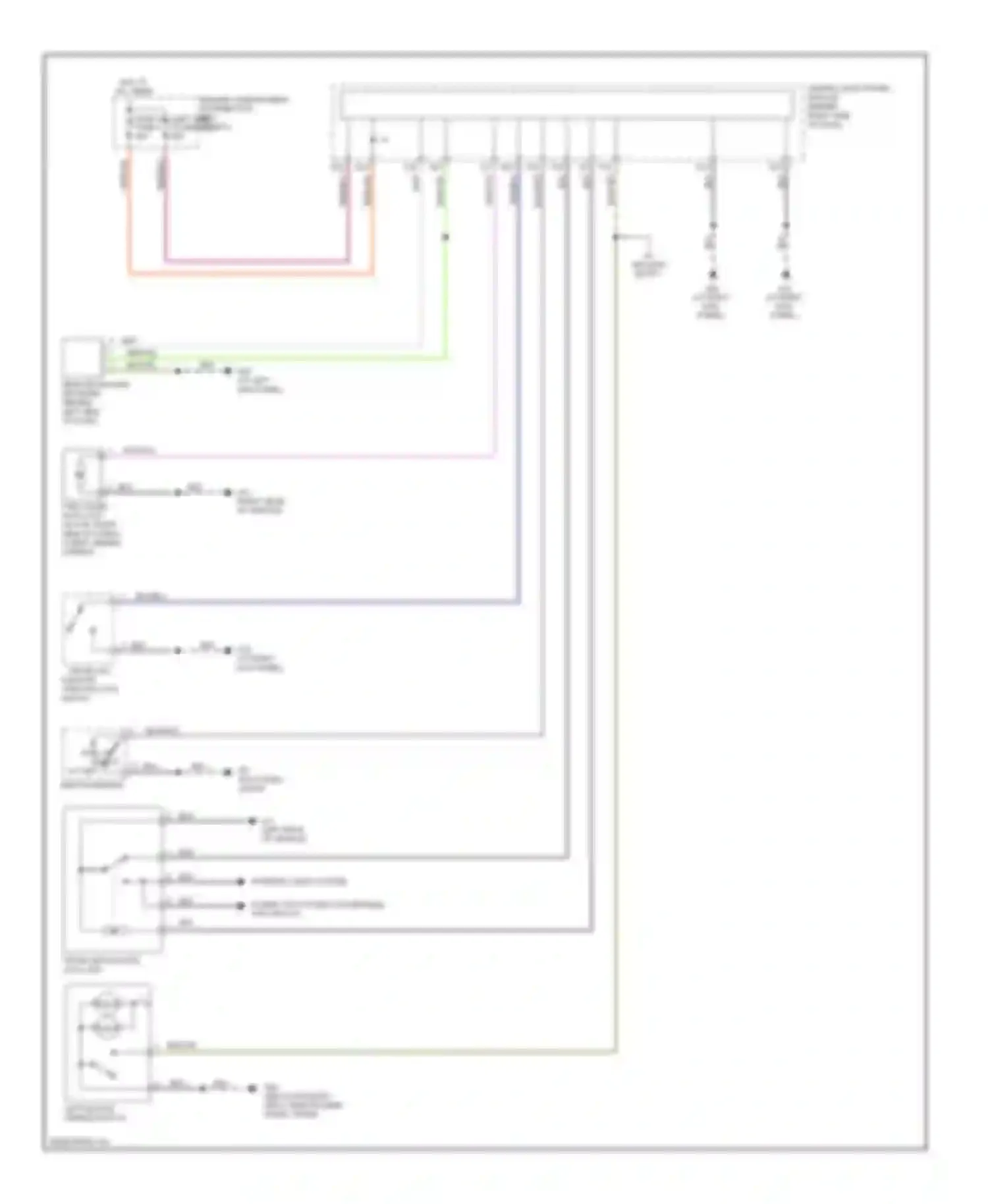 Wiring diagram blk/wht for Volvo C70 II (2005-2009) (16 of 16)