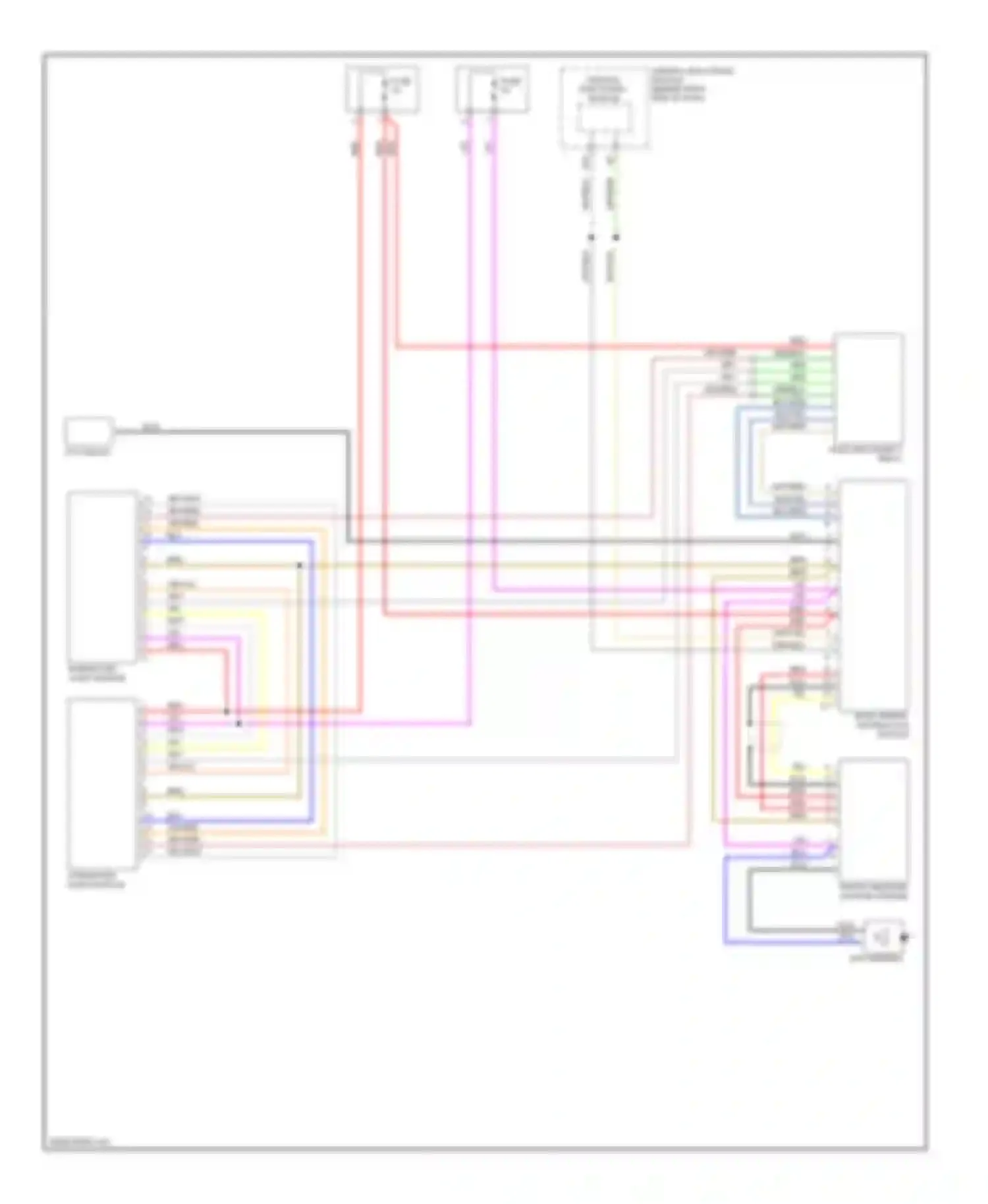 Wiring diagram central electronic module for Volvo C70 II (2005-2009) (8 of 13)