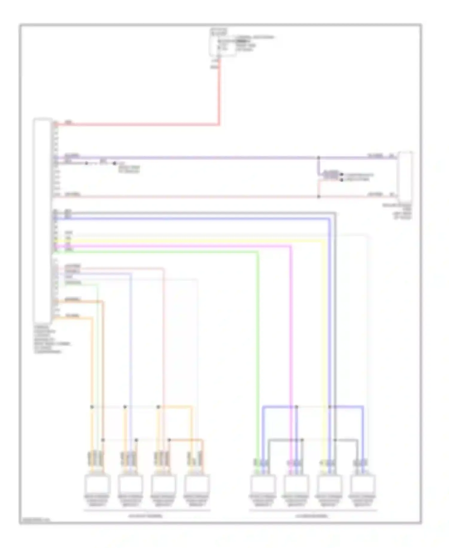 Wiring diagram central electronic for Volvo C70 II (2005-2009) (1 of 4)