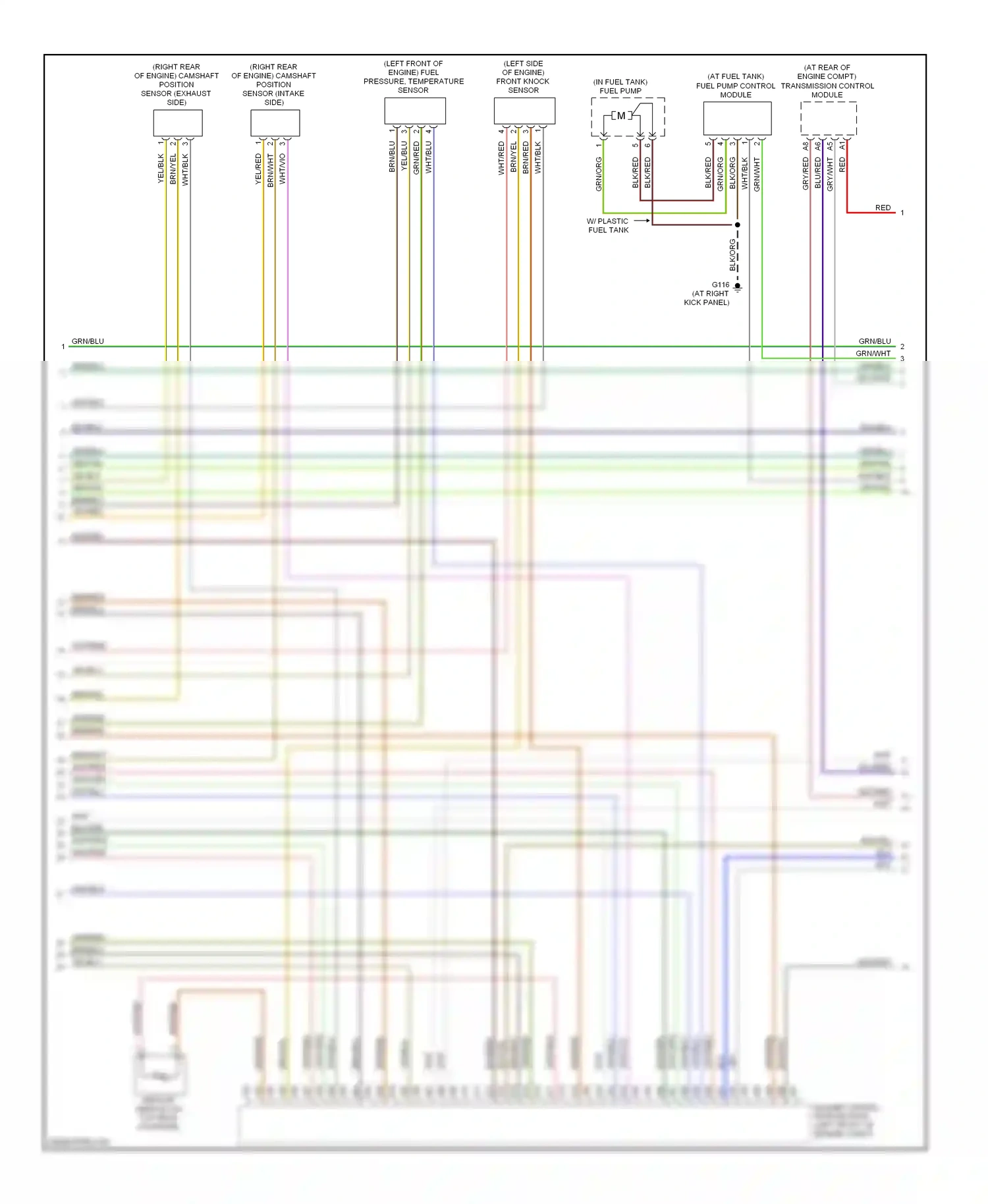 Volvo C70 II (2005-2009) engine control module (ecm) (left front of engine compt) wiring diagram  (9 of 10)