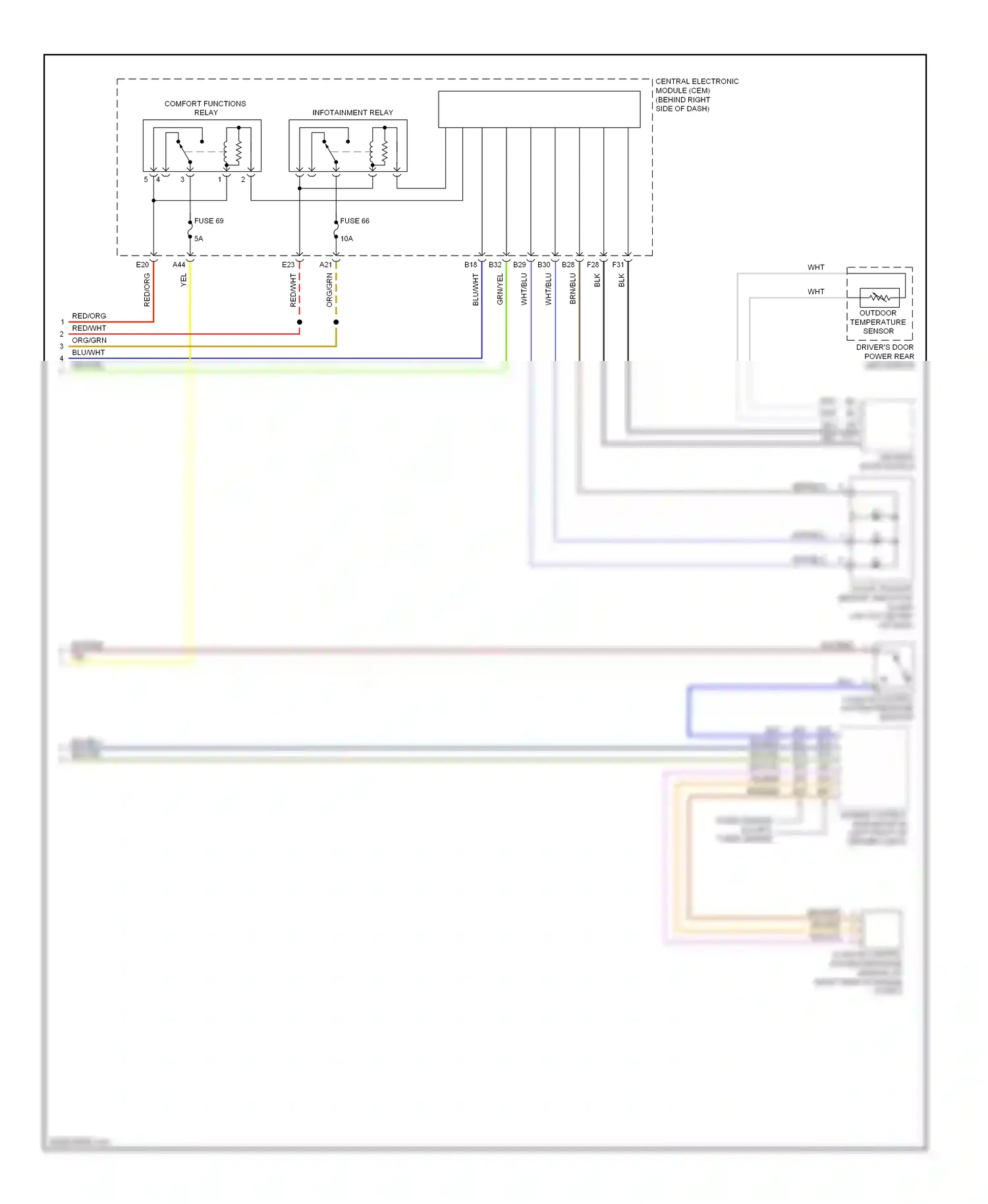 Volvo C70 II (2005-2009) engine control module (ecm) (left front of engine compt) wiring diagram  (1 of 10)