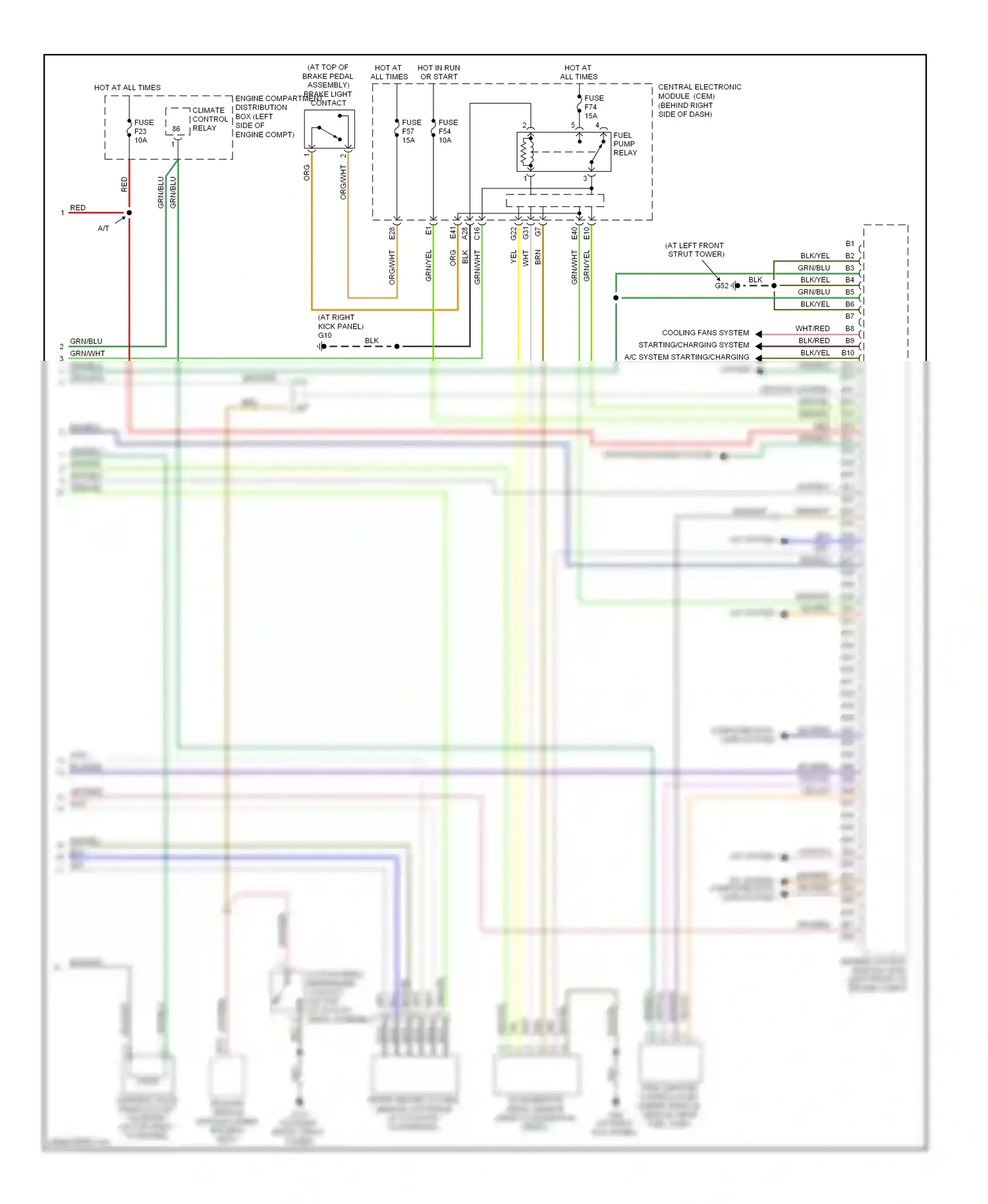 Volvo C70 II (2005-2009) engine control module (ecm) (left front of engine compt) wiring diagram  (10 of 10)