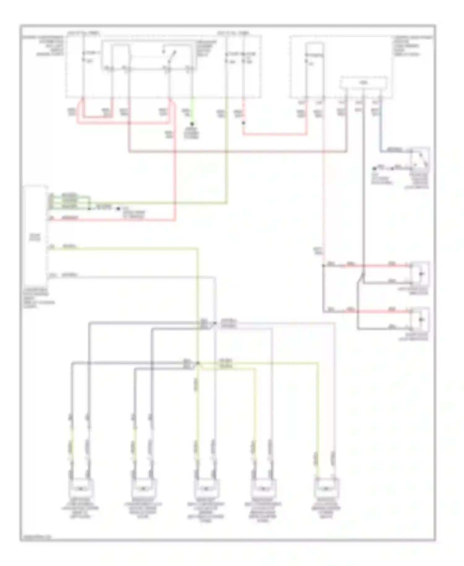 Wiring diagram grn/red for Volvo C70 II (2005-2009) (14 of 17)