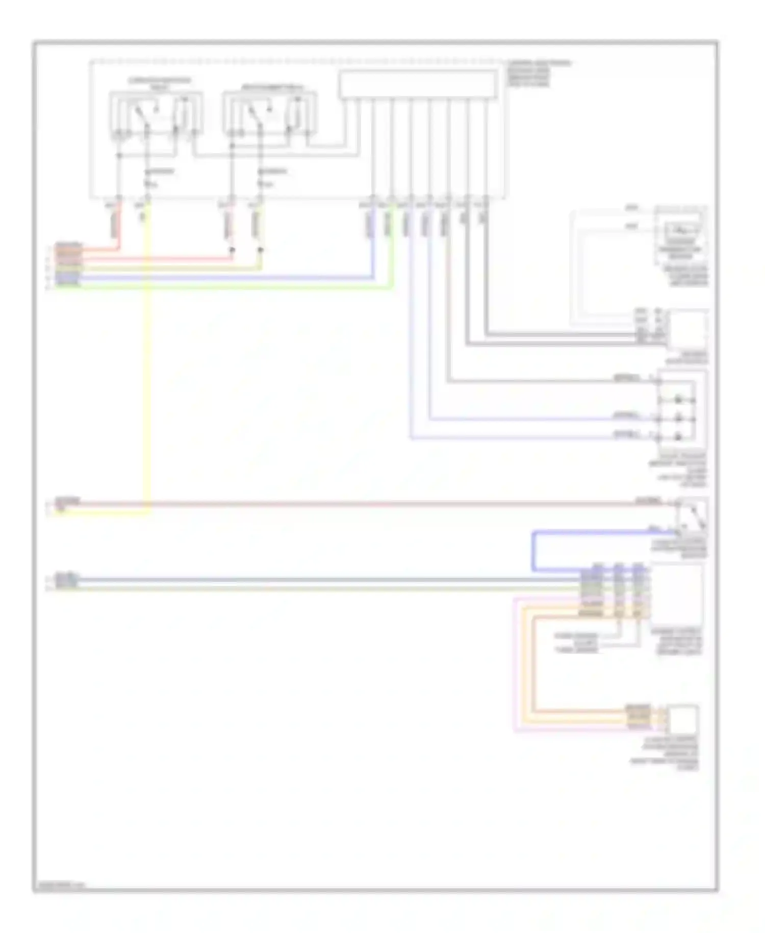 Wiring diagram outdoor temperature sensor for Volvo C70 II (2005-2009) (1 of 3)