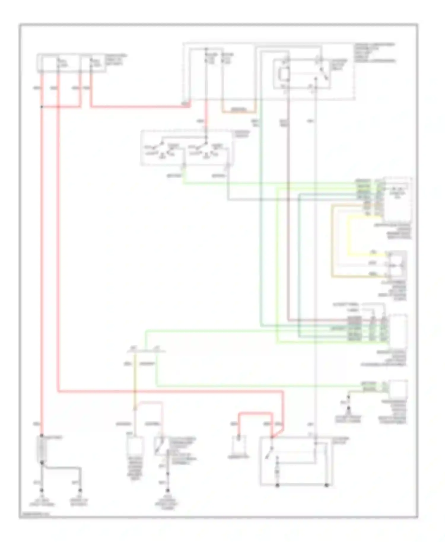 Wiring diagram red/grn for Volvo C70 II (2005-2009) (14 of 17)