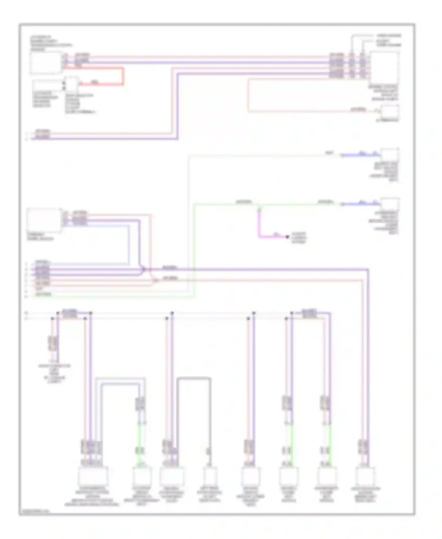 Wiring diagram steering wheel module for Volvo C70 II (2005-2009) (2 of 2)